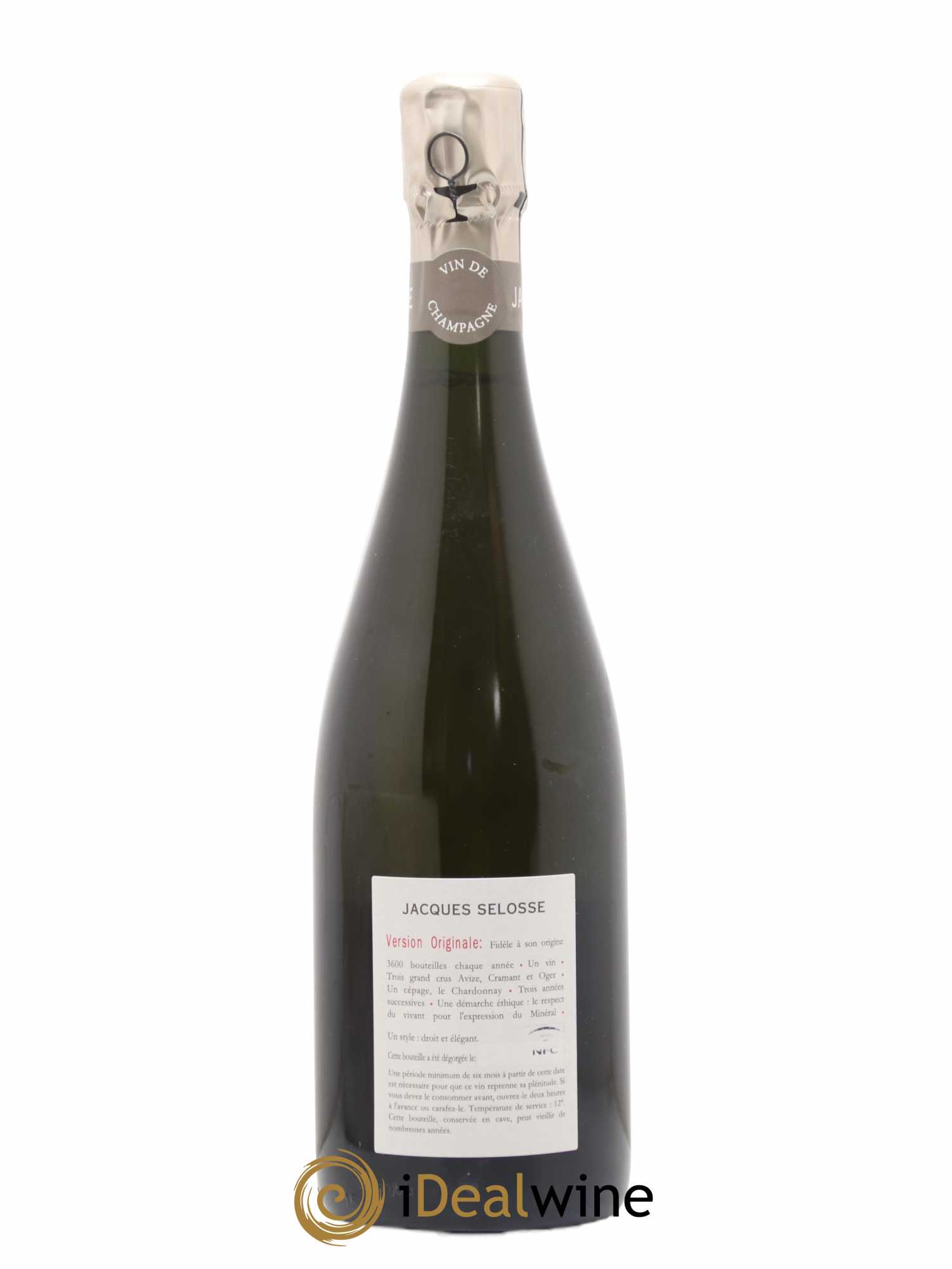 Version Originale Jacques Selosse - Lot of 1 bottle - 1