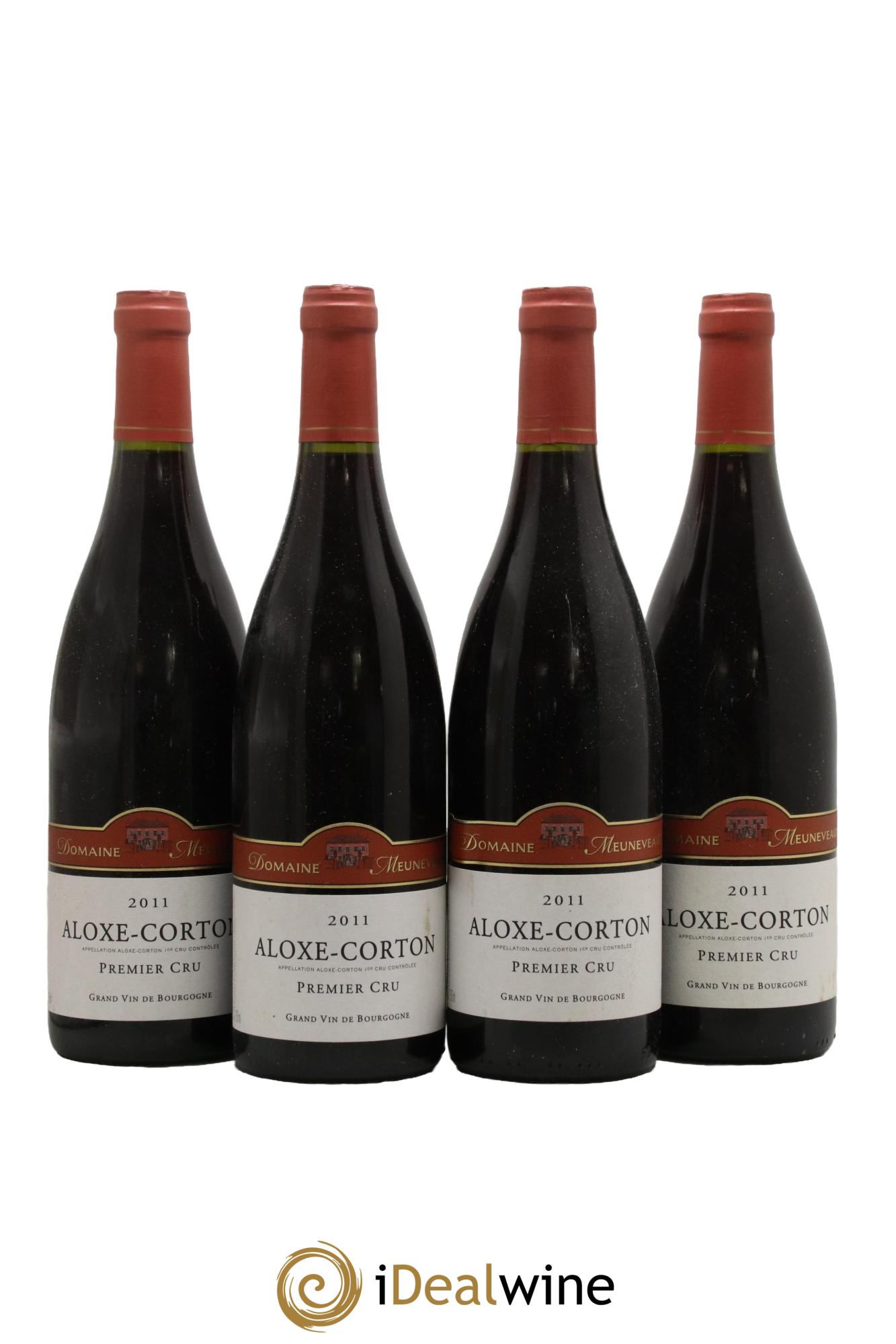 Aloxe-Corton 1er Cru Domaine Meuneveaux 2011 - Lot de 4 bouteilles - 0