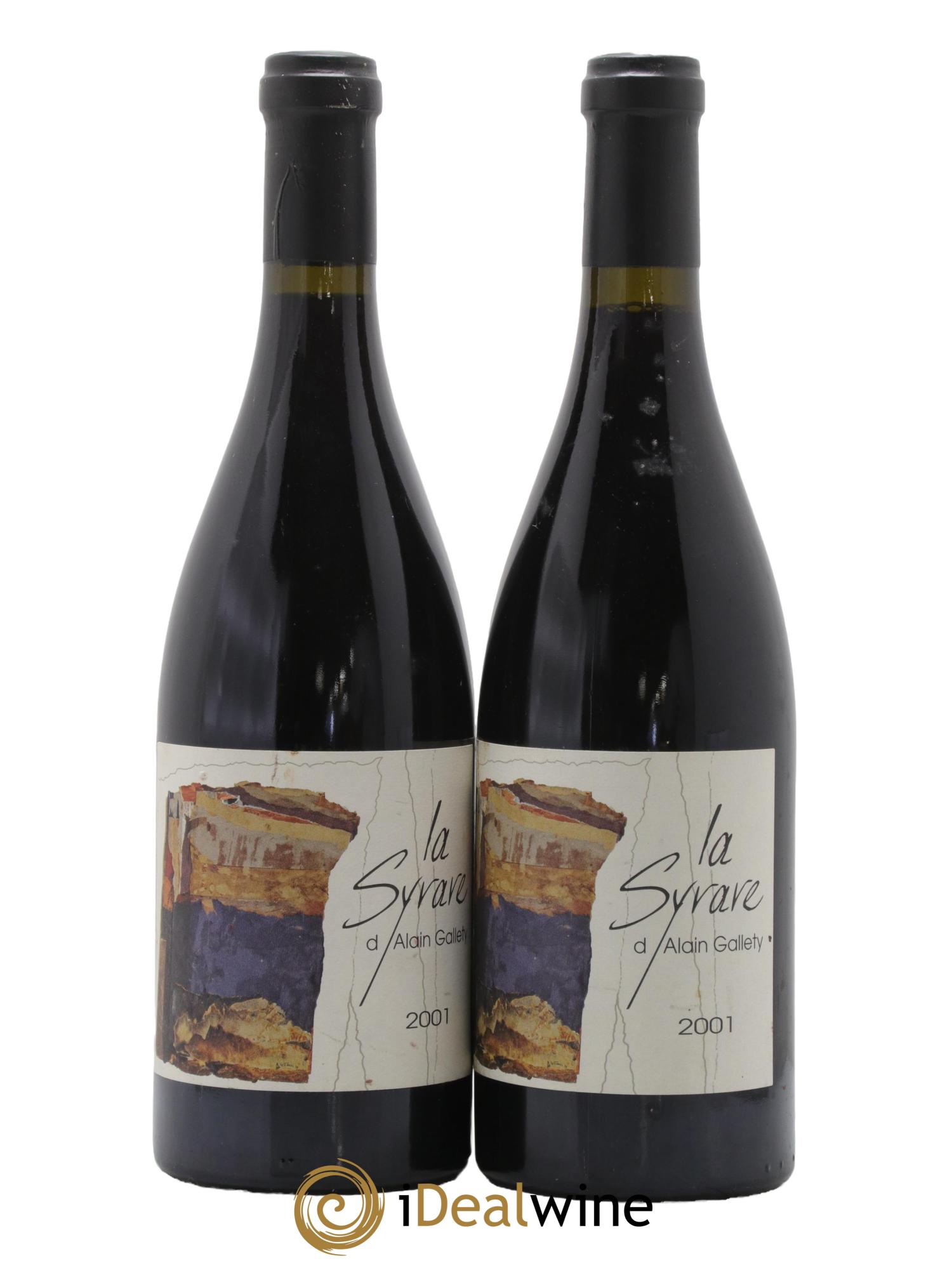 Côtes du Vivarais La Syrare Gallety (Domaine) 2001 - Lot de 2 bouteilles - 0