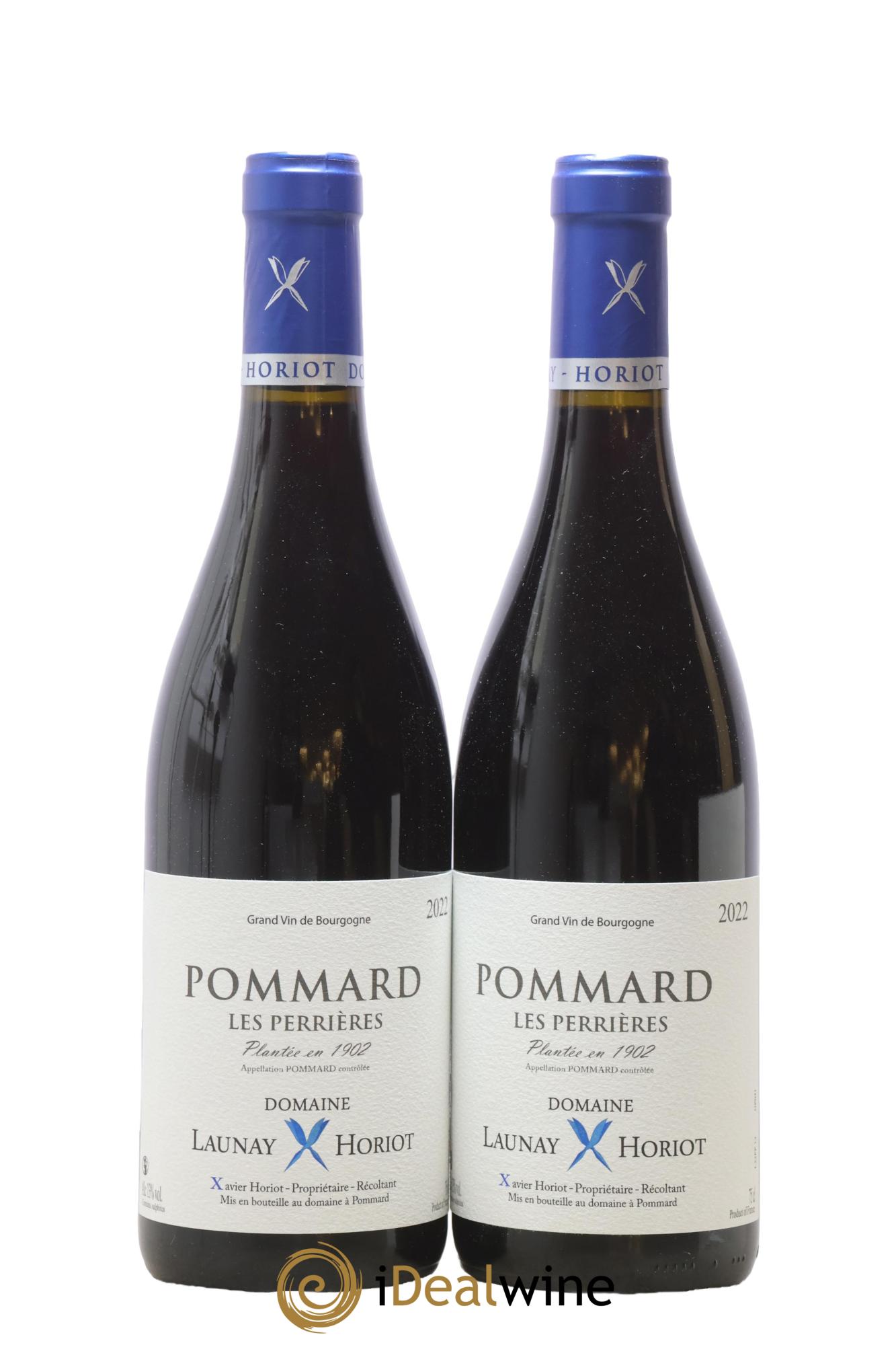 Pommard Les Perrières Plantée en 1902 Launay Horiot 2022 - Lot de 2 bouteilles - 0