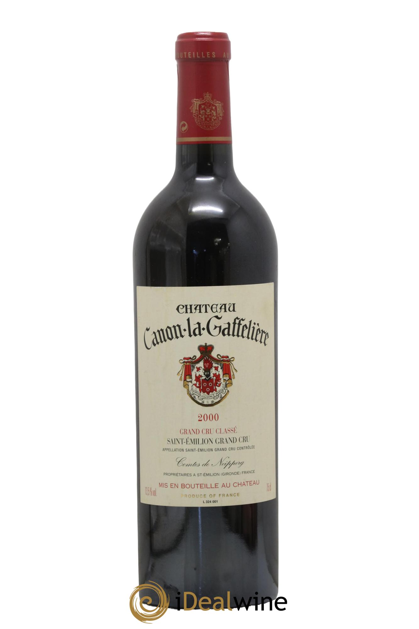 Château Canon la Gaffelière 1er Grand Cru Classé B 2000 - Lot de 1 bouteille - 0
