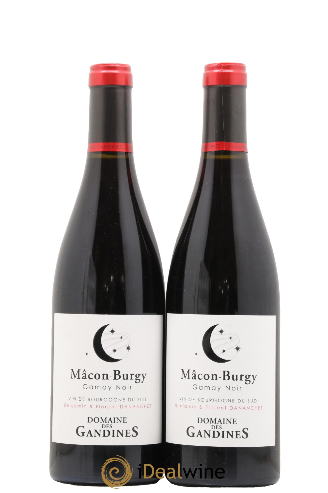 Mâcon Burgy Domaine Des Gandines 2022 - Lot de 2 bouteilles - 0