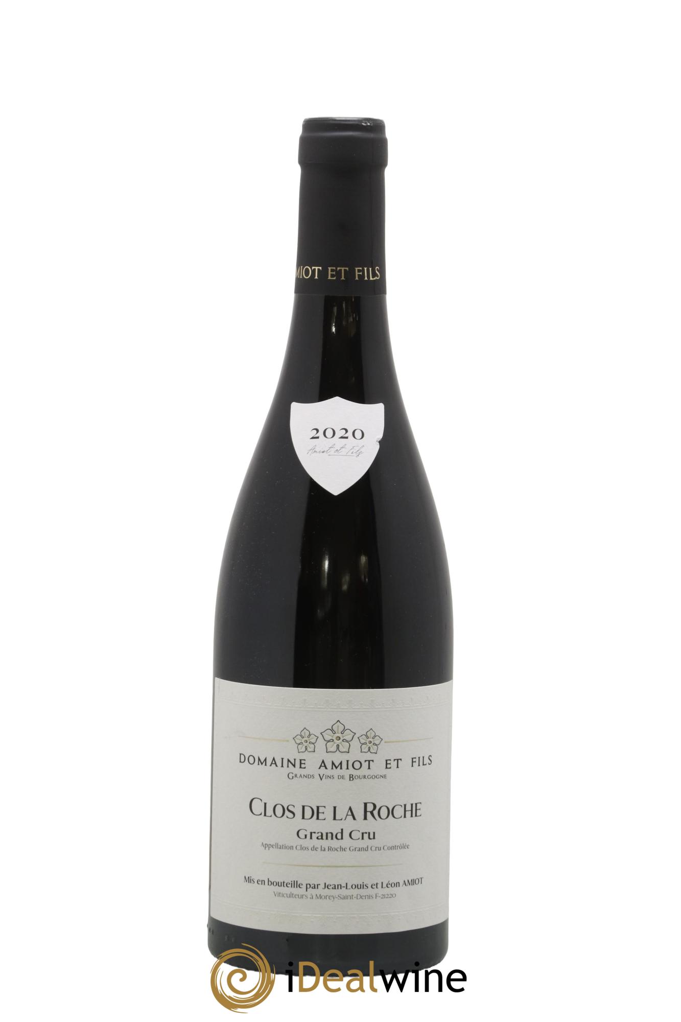 Clos de la Roche Grand Cru Léon Amiot 2020 - Lot de 1 bouteille - 0
