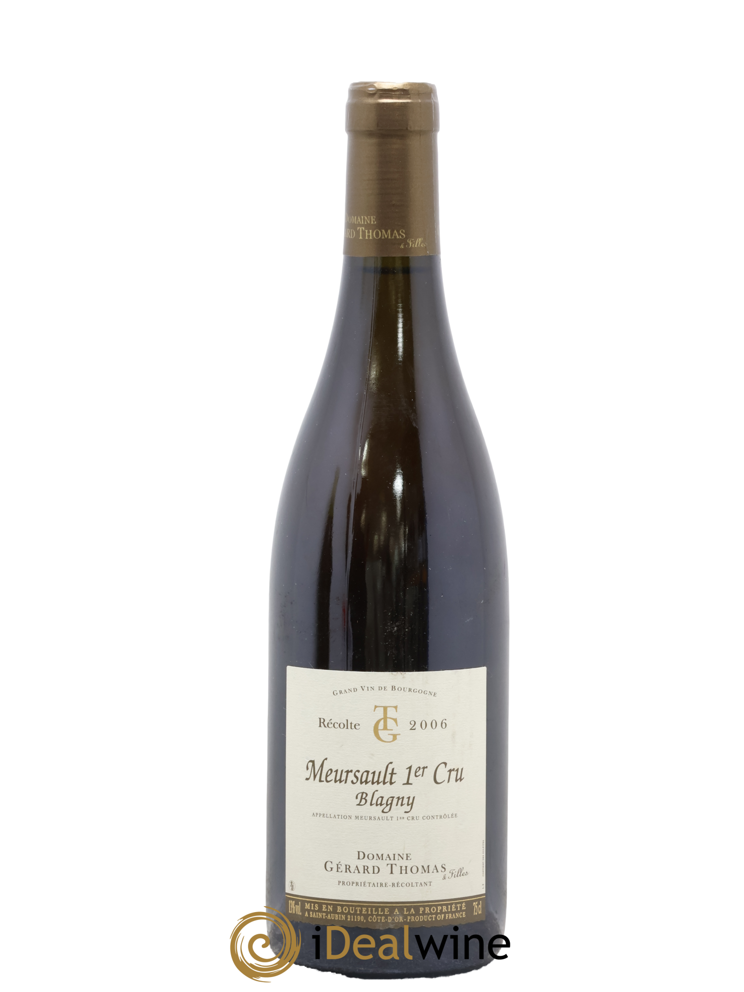 Meursault 1er Cru Blagny Gérard Thomas 2006 - Lot de 1 bouteille - 0