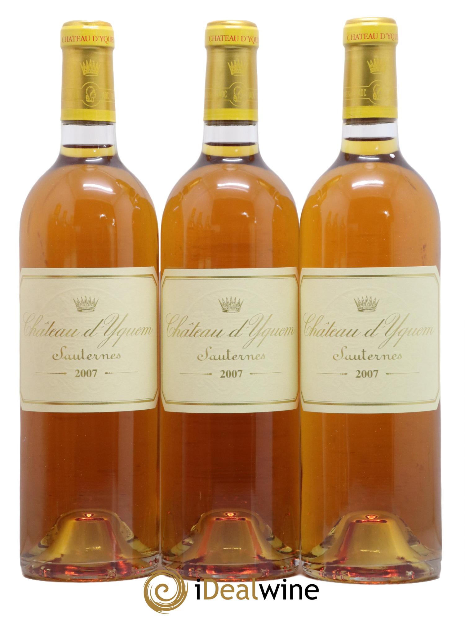 Château d' Yquem 1er Cru Classé Supérieur 2007 - Lot de 6 bouteilles - 1