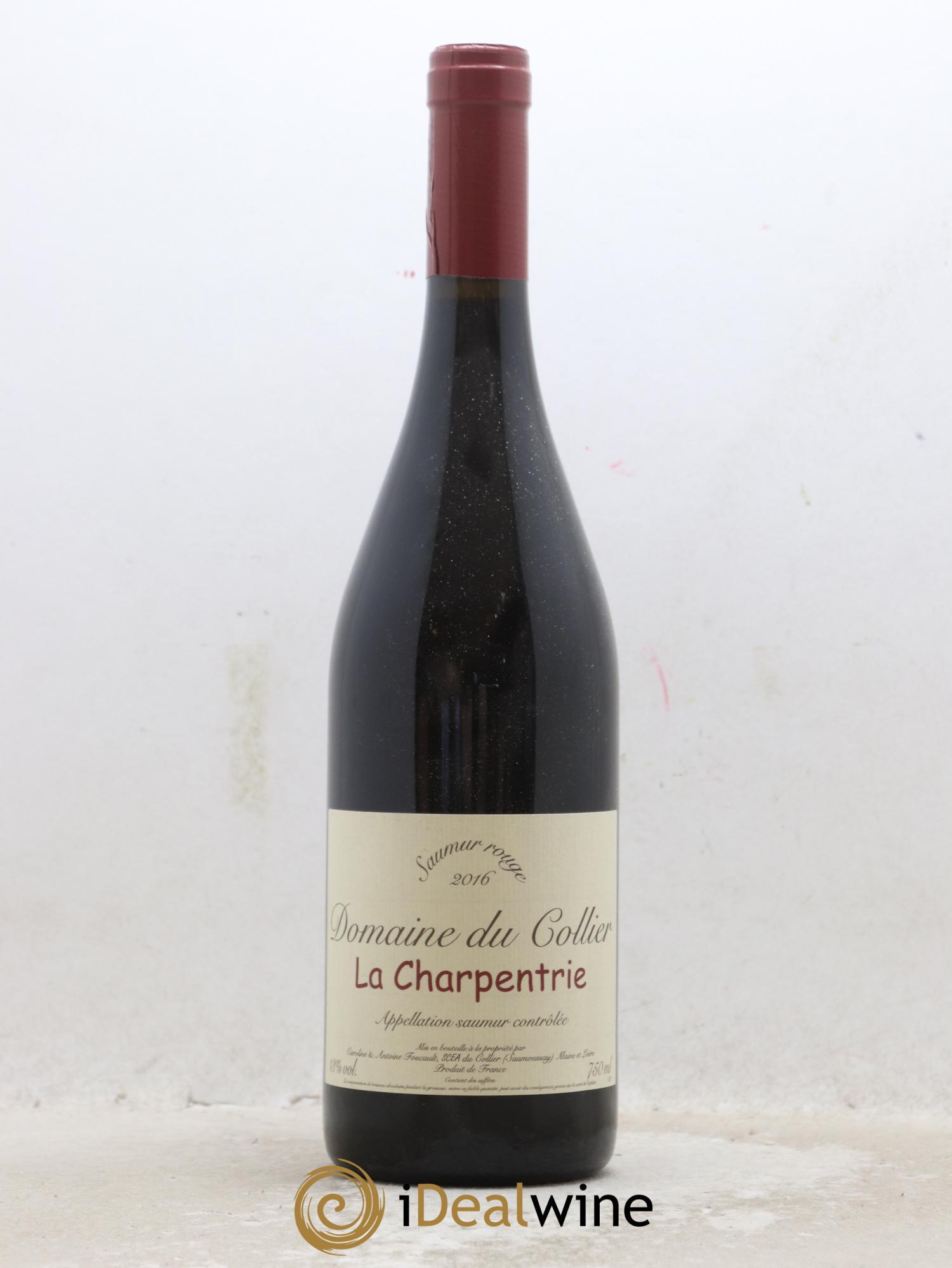 Saumur La Charpentrie Domaine du Collier 2016 - Lot de 1 bouteille - 1