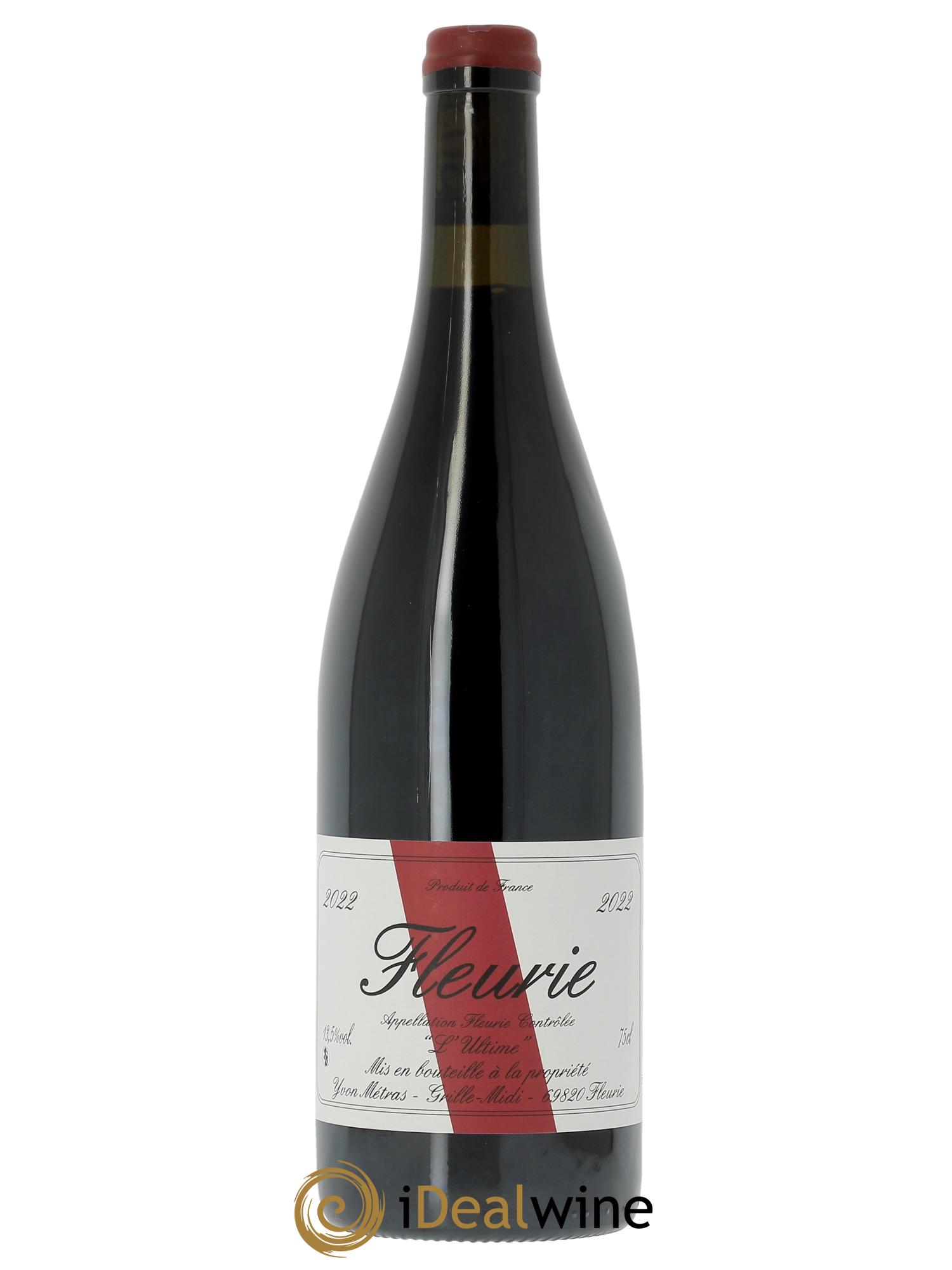Fleurie l'Ultime Yvon Métras 2022 - Lot de 1 bouteille - 0