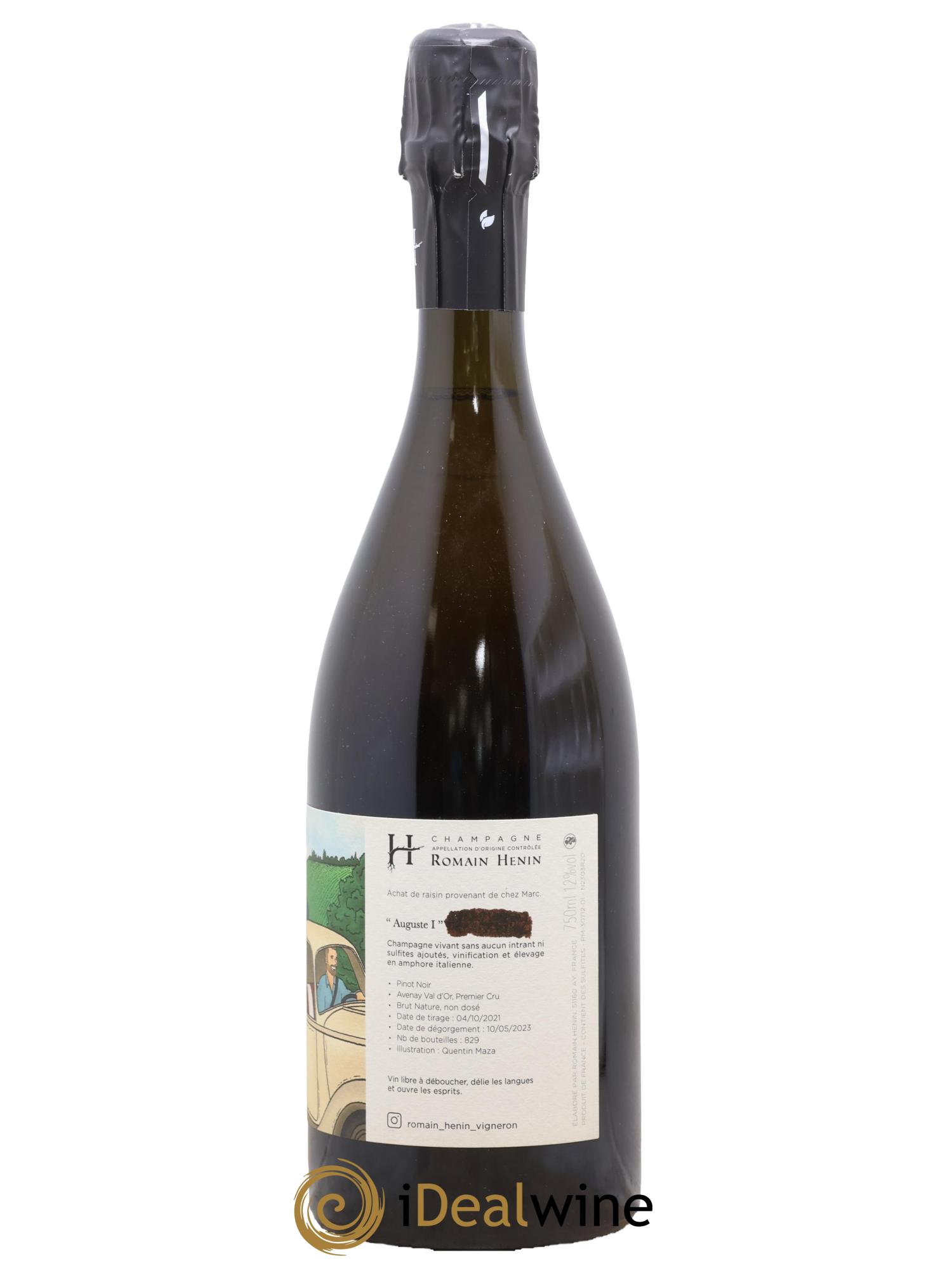 Auguste I Romain Henin - Posten von 1 Flasche - 1