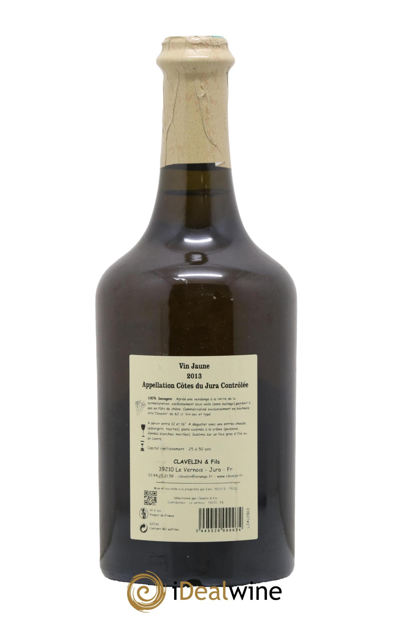 Côtes du Jura Vin Jaune Hubert Et Fils 2013 - Lot de 1 clavelin - 1