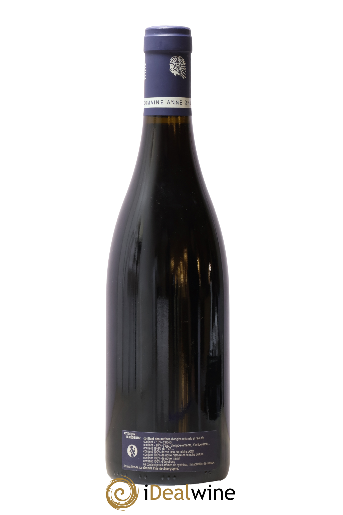 Clos Vougeot Grand Cru Le Grand Maupertui A.-F. Gros 2007 - Lot de 1 bouteille - 1