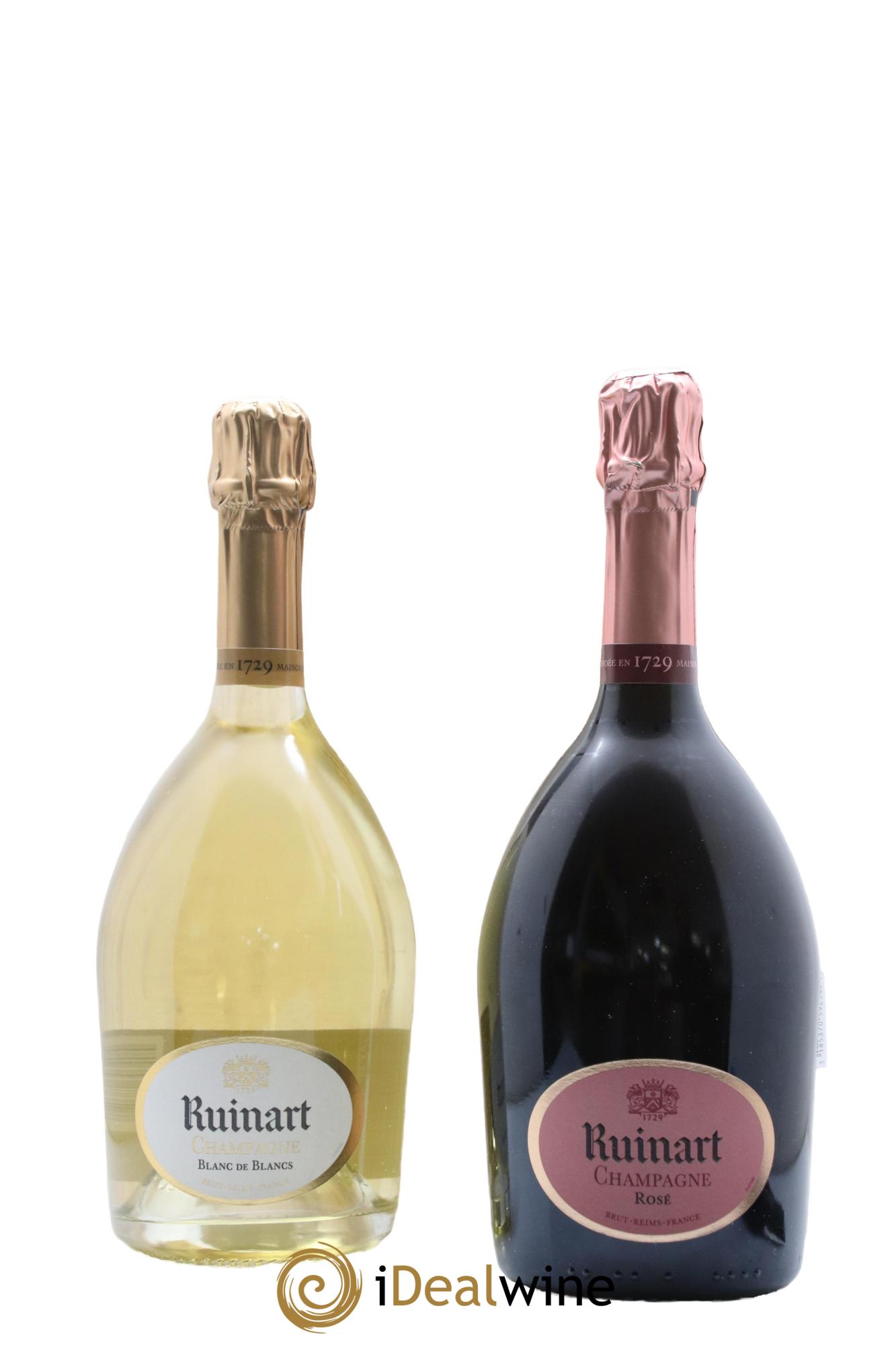 Caisse Duo Ruinart Blanc de Blancs et Rosé Ruinart - Lot de 2 bouteilles - 1