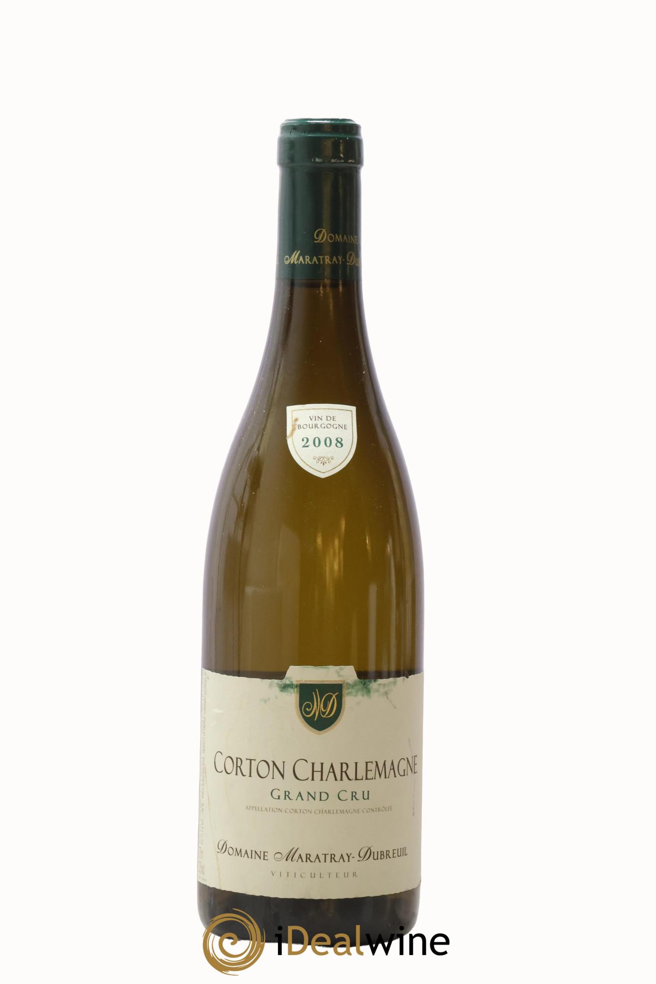 Corton-Charlemagne Grand Cru Maratray-Dubreuil 2008 - Lot of 1 bottle - 0