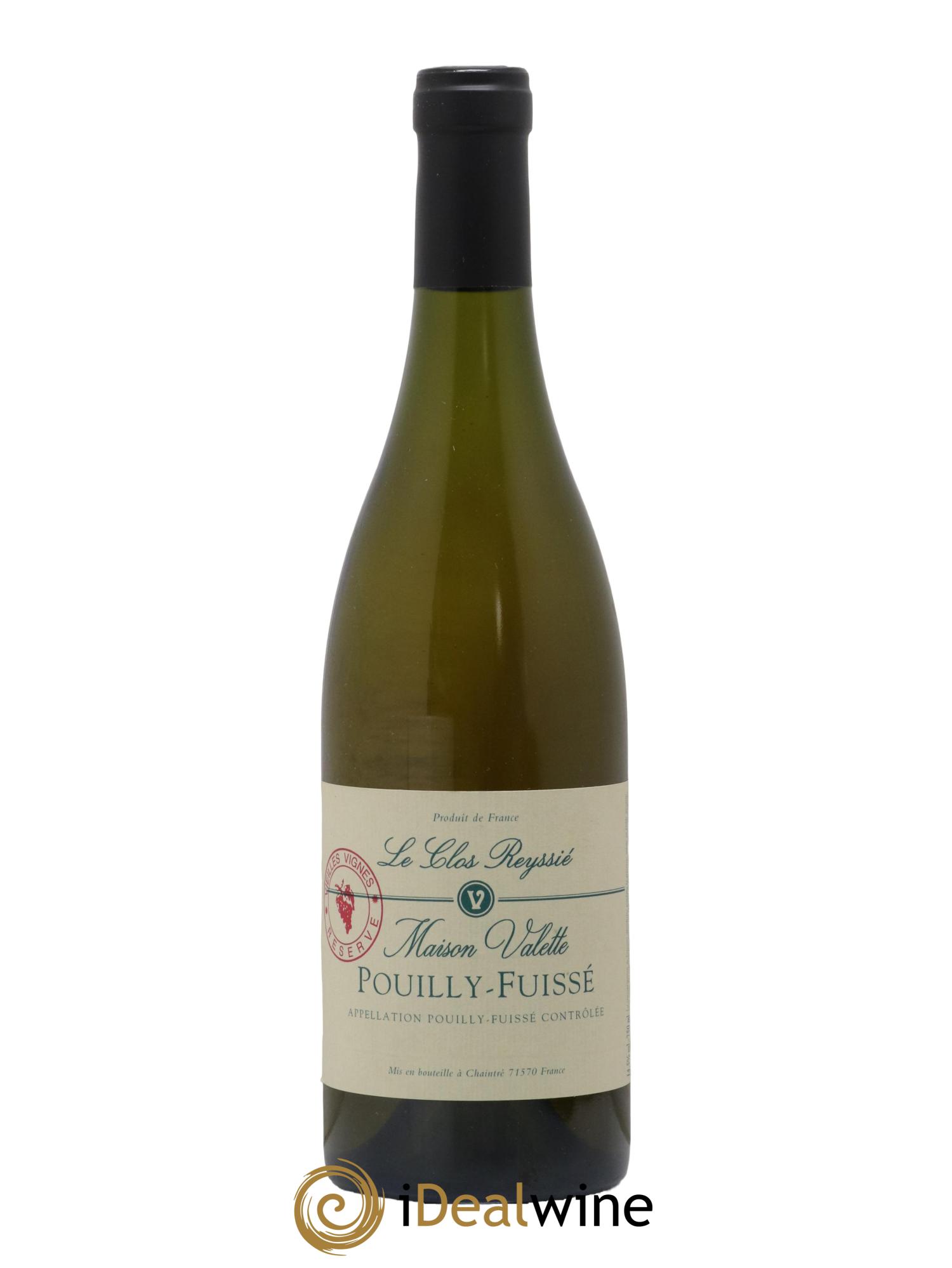Pouilly-Fuissé Clos Reyssié Valette (Domaine) Vieilles Vignes Réserve - Lot de 1 bouteille - 0