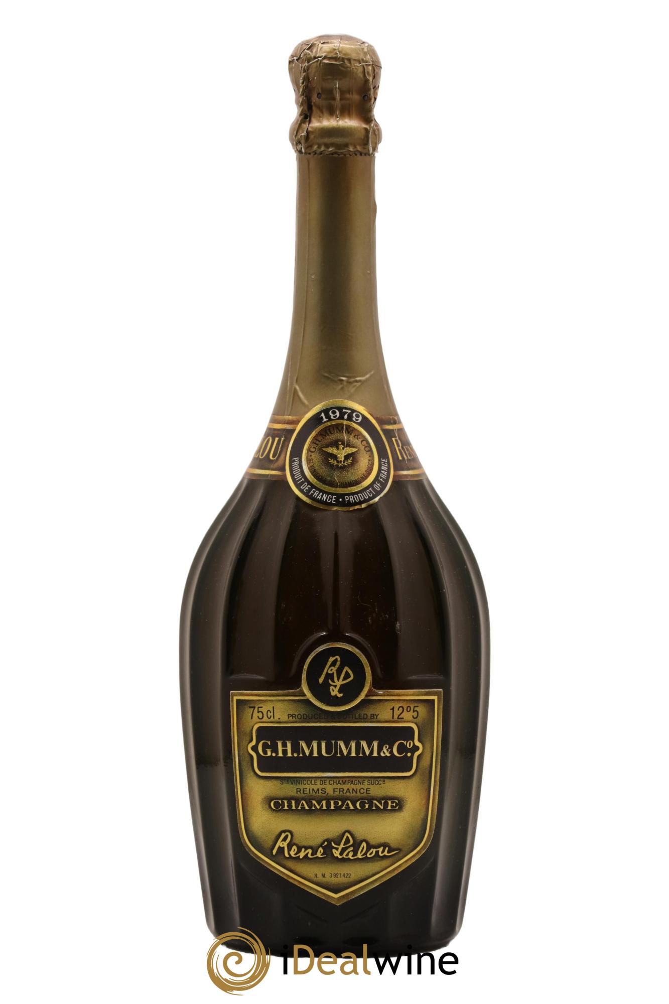René Lalou Mumm 1979 - Posten von 1 Flasche - 0