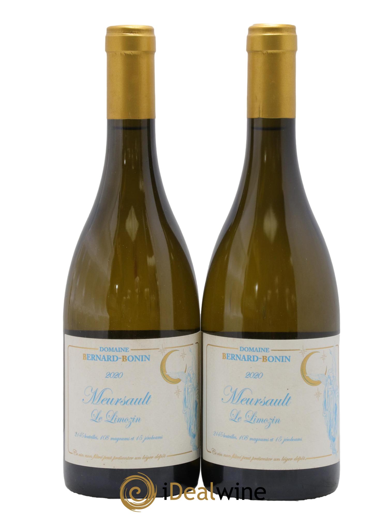 Meursault Le Limozin Bernard Bonin 2020 - Lot of 2 bottles - 0