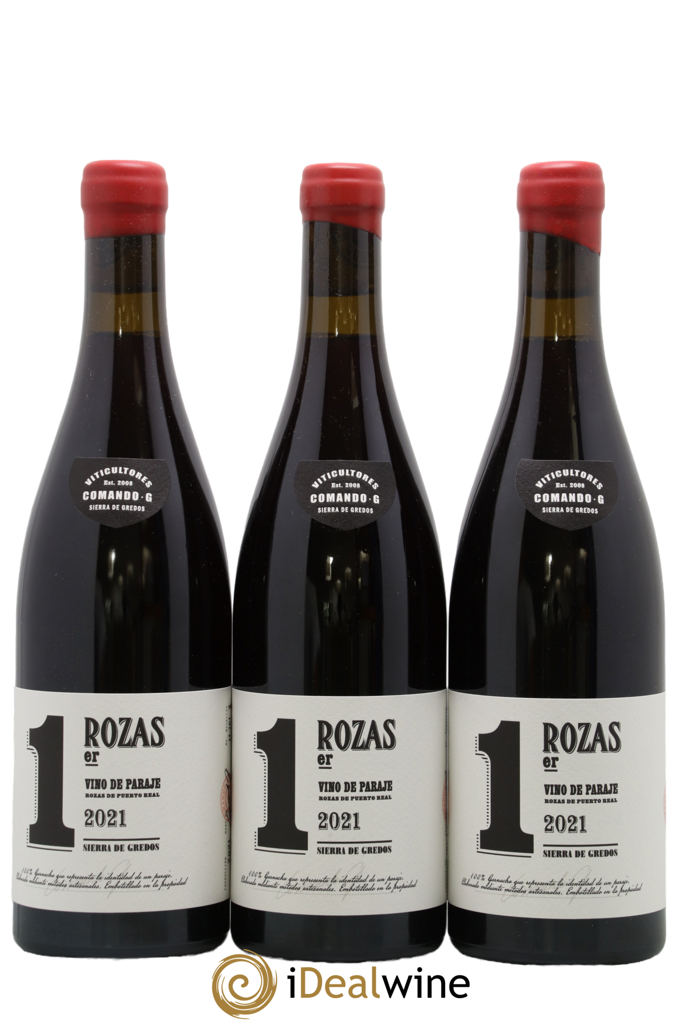 Vinos de Madrid DO Rozas 1er Comando G 2021 - Lot de 3 bouteilles - 0