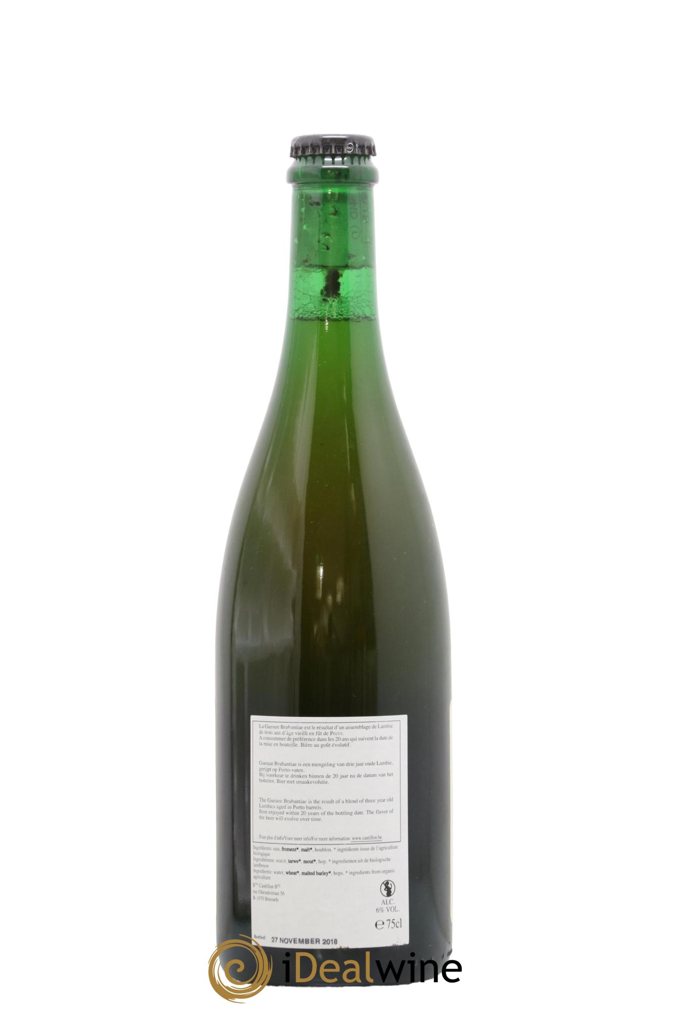 Bière Brabantiae Cantillon 2018 - Lotto di 1 bottiglia - 1