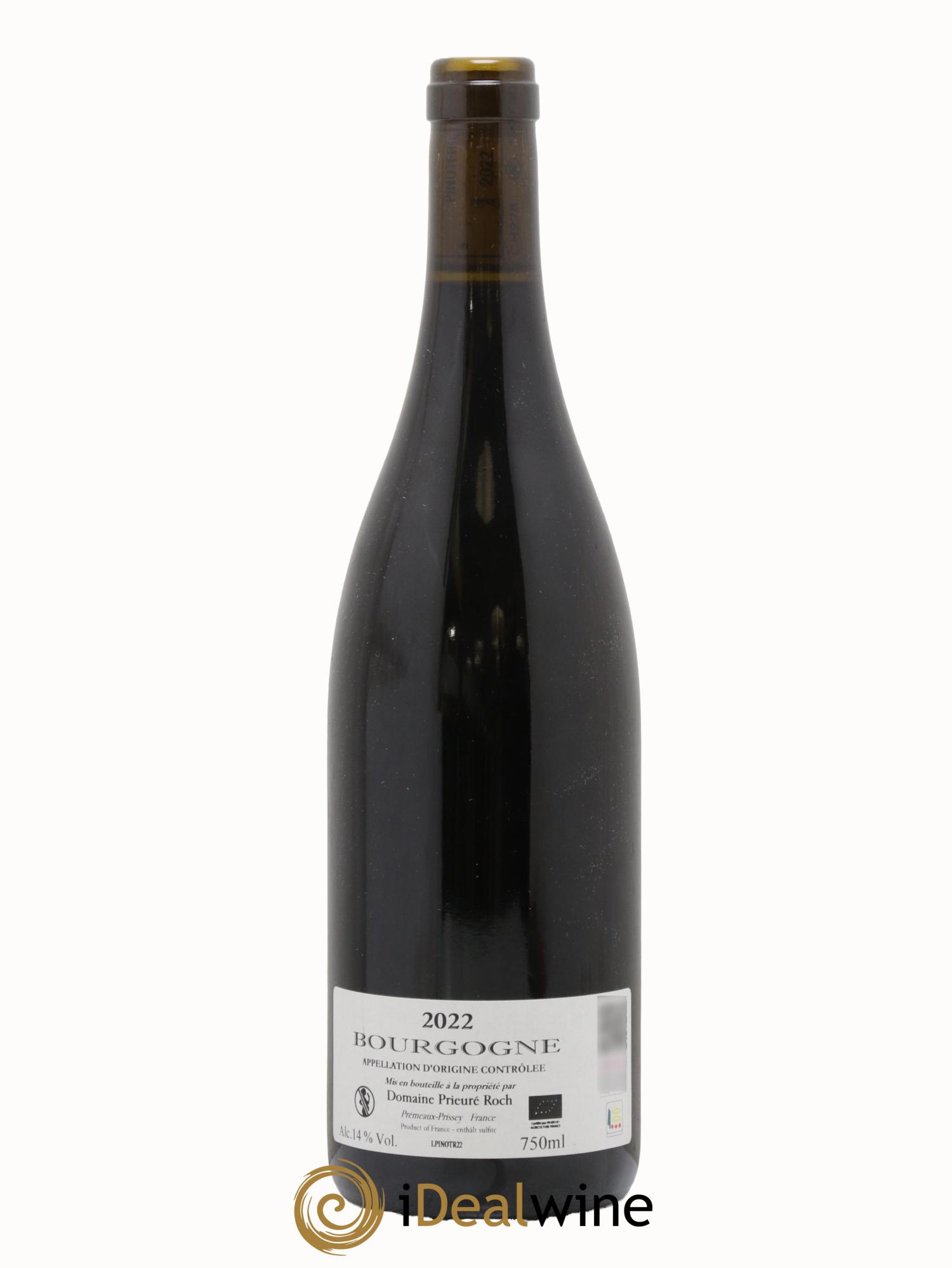 Bourgogne Pinoterie Prieuré Roch 2022 - Lot de 1 bouteille - 1