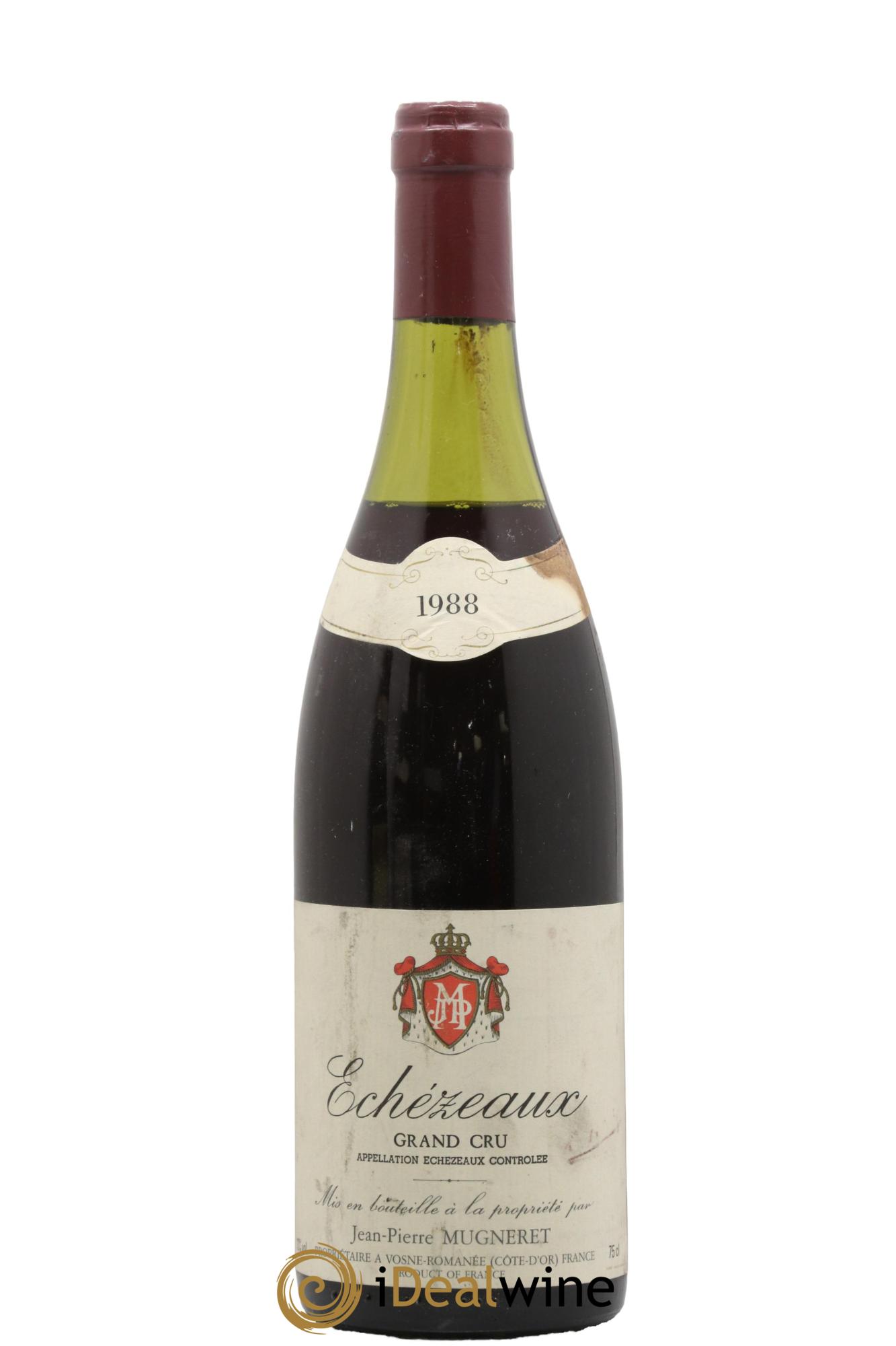 Echezeaux Grand Cru Domaine Jean-Pierre Mugneret 1988 - Lot de 1 bouteille - 0