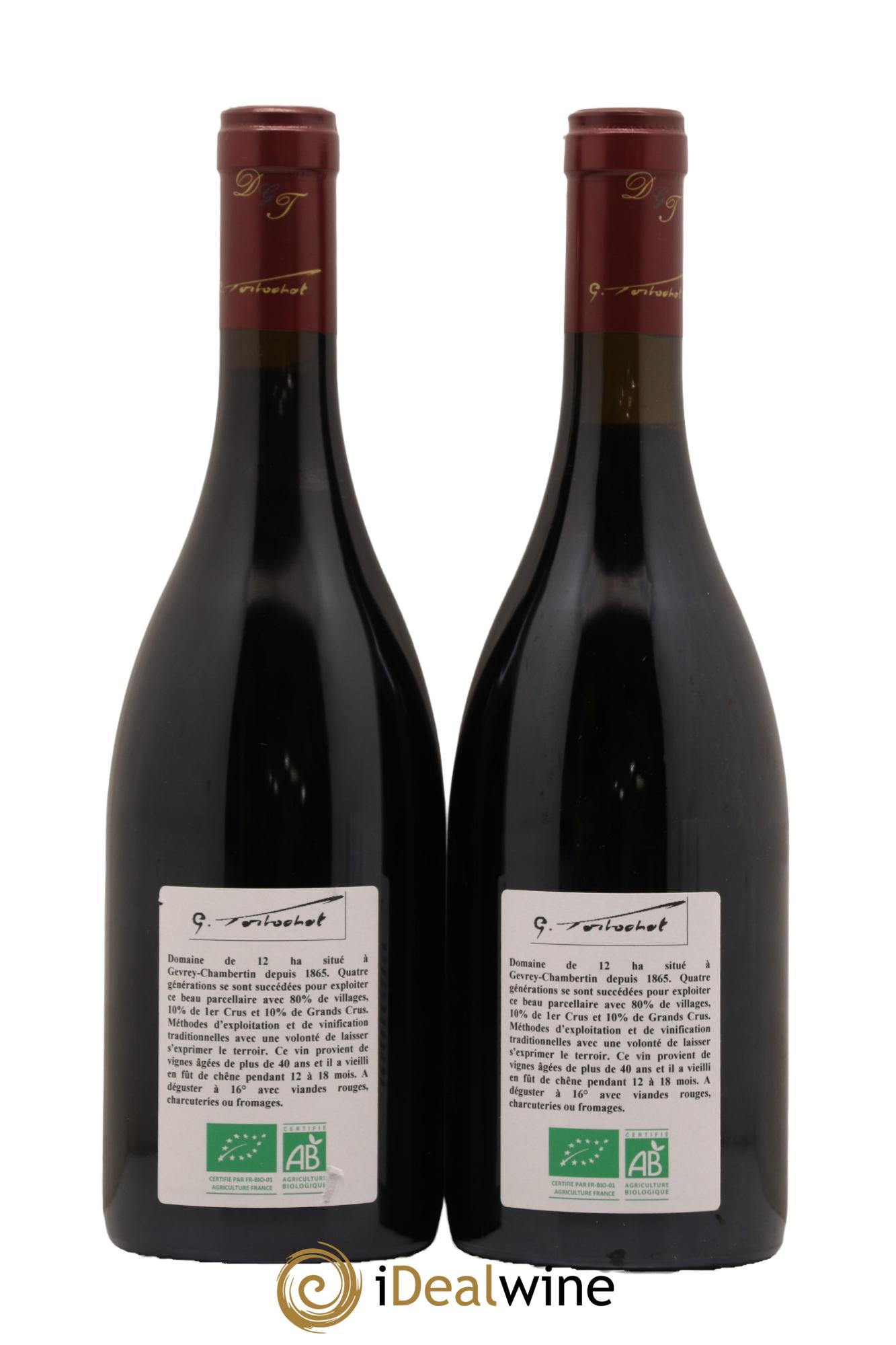 Clos de Vougeot Grand Cru Tortochot (Domaine) 2020 - Lot de 2 bouteilles - 1
