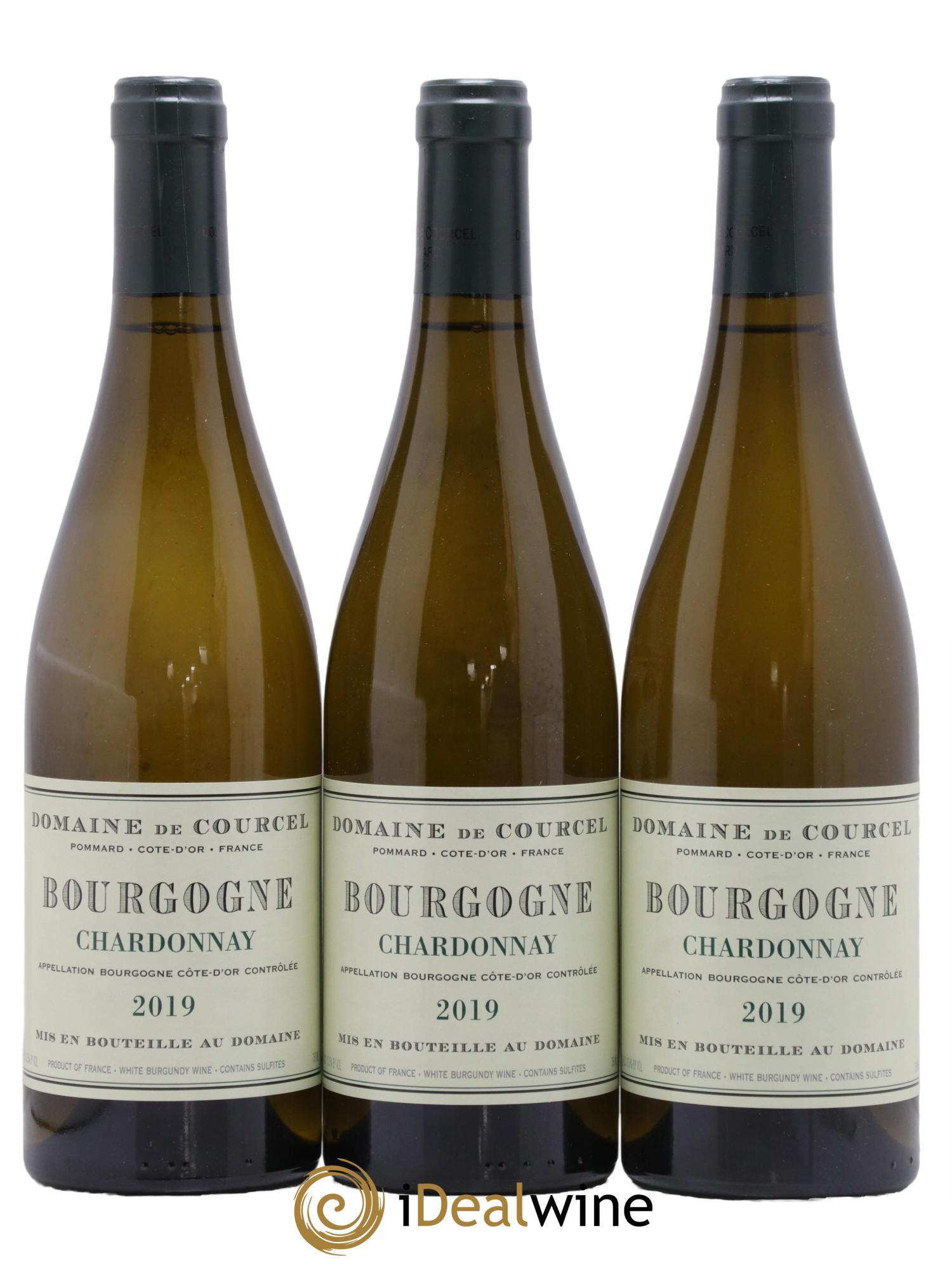 Bourgogne Chardonnay Domaine de Courcel 2019 - Lot de 3 bouteilles - 0