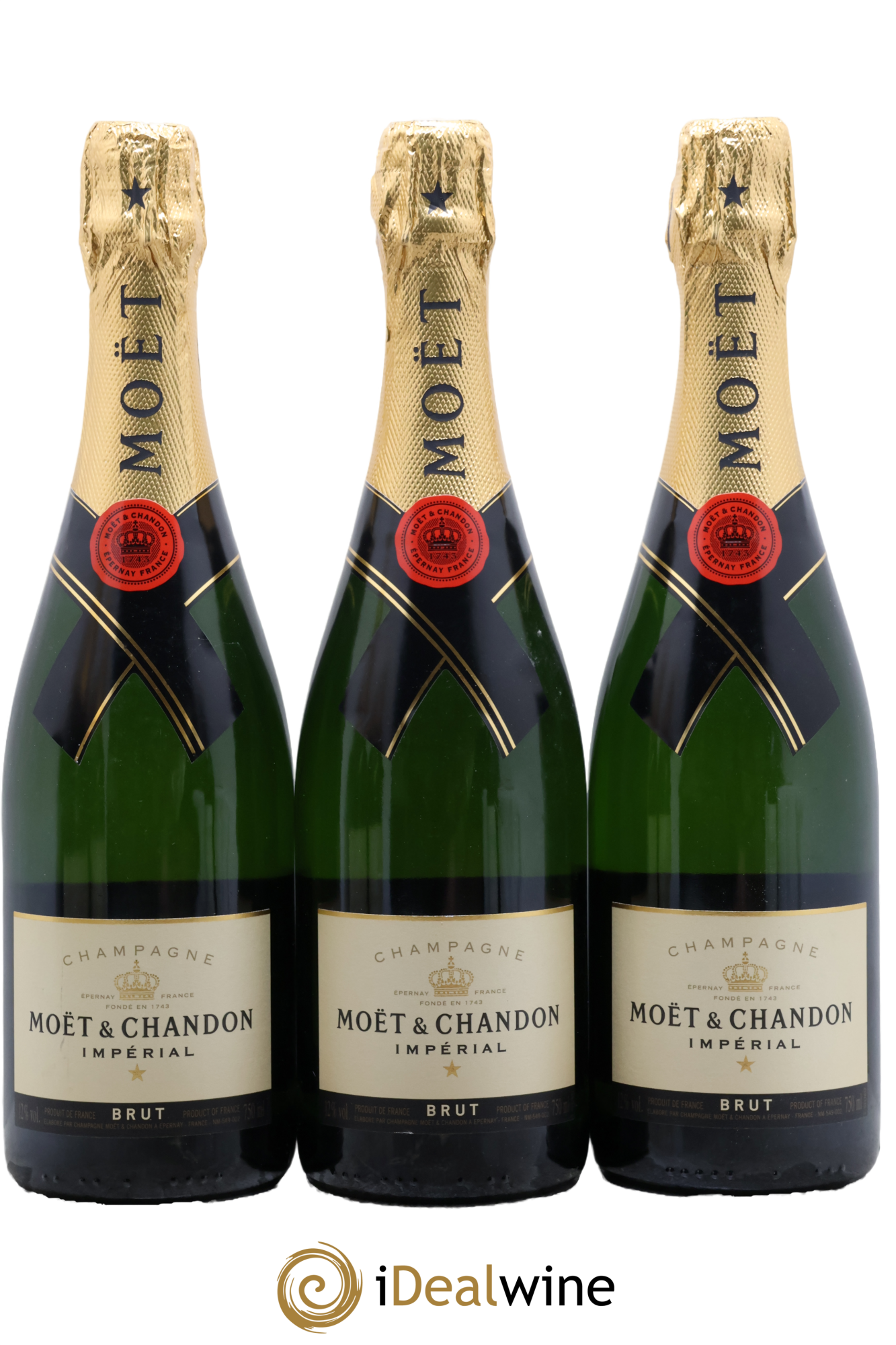 Impérial Brut Moët et Chandon - Lot de 3 bouteilles - 0