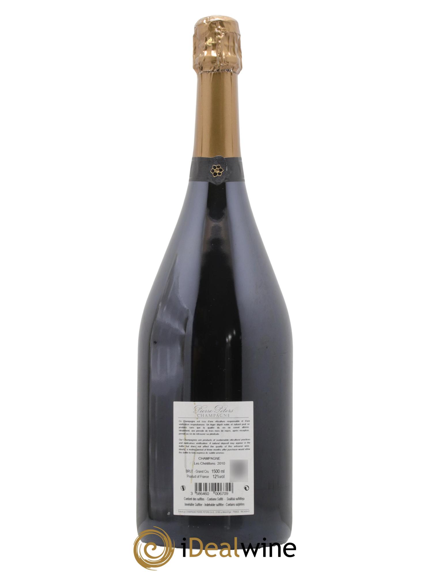 Cuvée Spéciale les Chétillons Blanc de Blancs Brut Pierre Péters 2010 - Lot de 1 magnum - 1