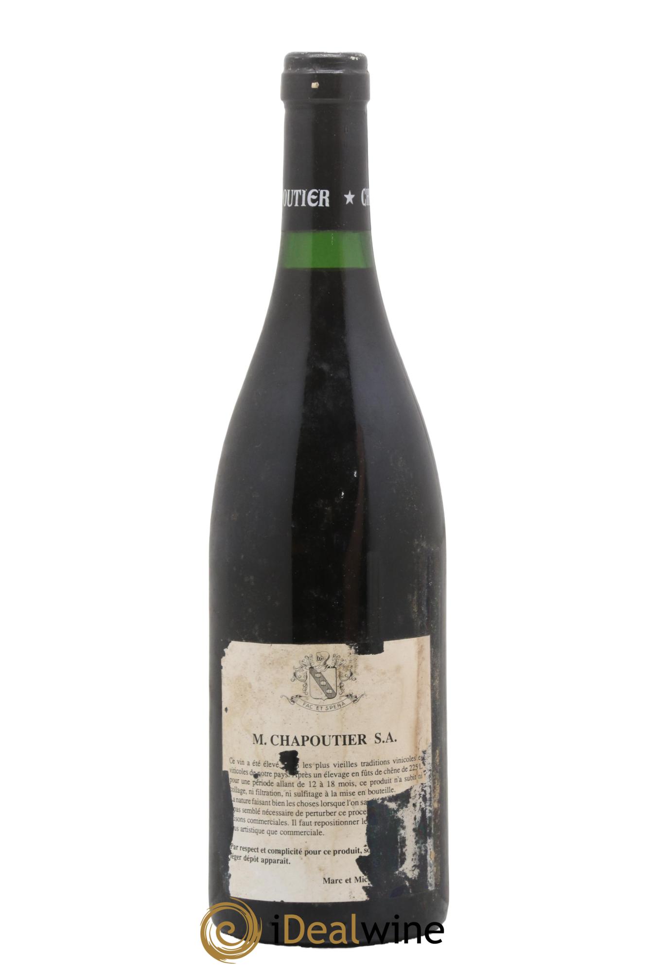 Hermitage Ermitage Le Pavillon Chapoutier 1989 - Lot de 1 bouteille - 1