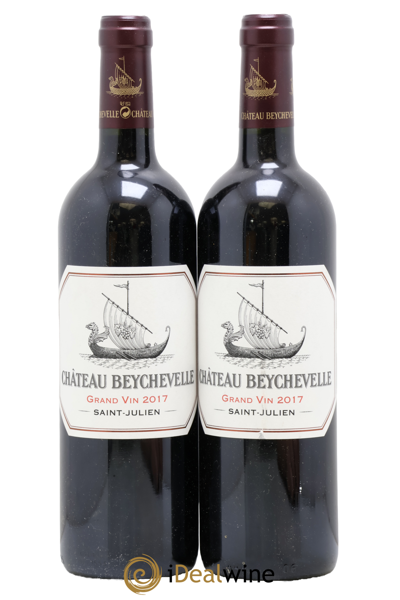 Château Beychevelle 4ème Grand Cru Classé 2017 - Lot of 2 bottles - 0