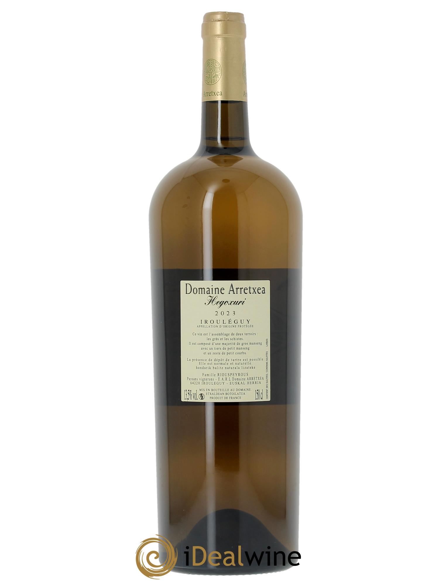 Irouléguy Hegoxuri Arretxea (Domaine)  2023 - Lot de 1 magnum - 1