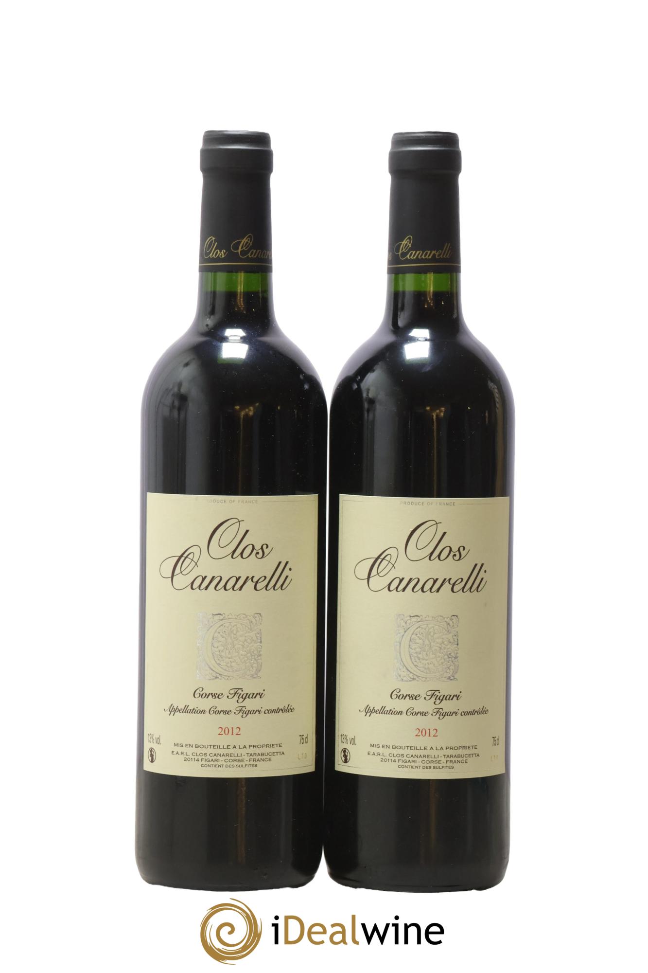 Figari Clos Canarelli 2012 - Lotto di 2 bottiglie - 0