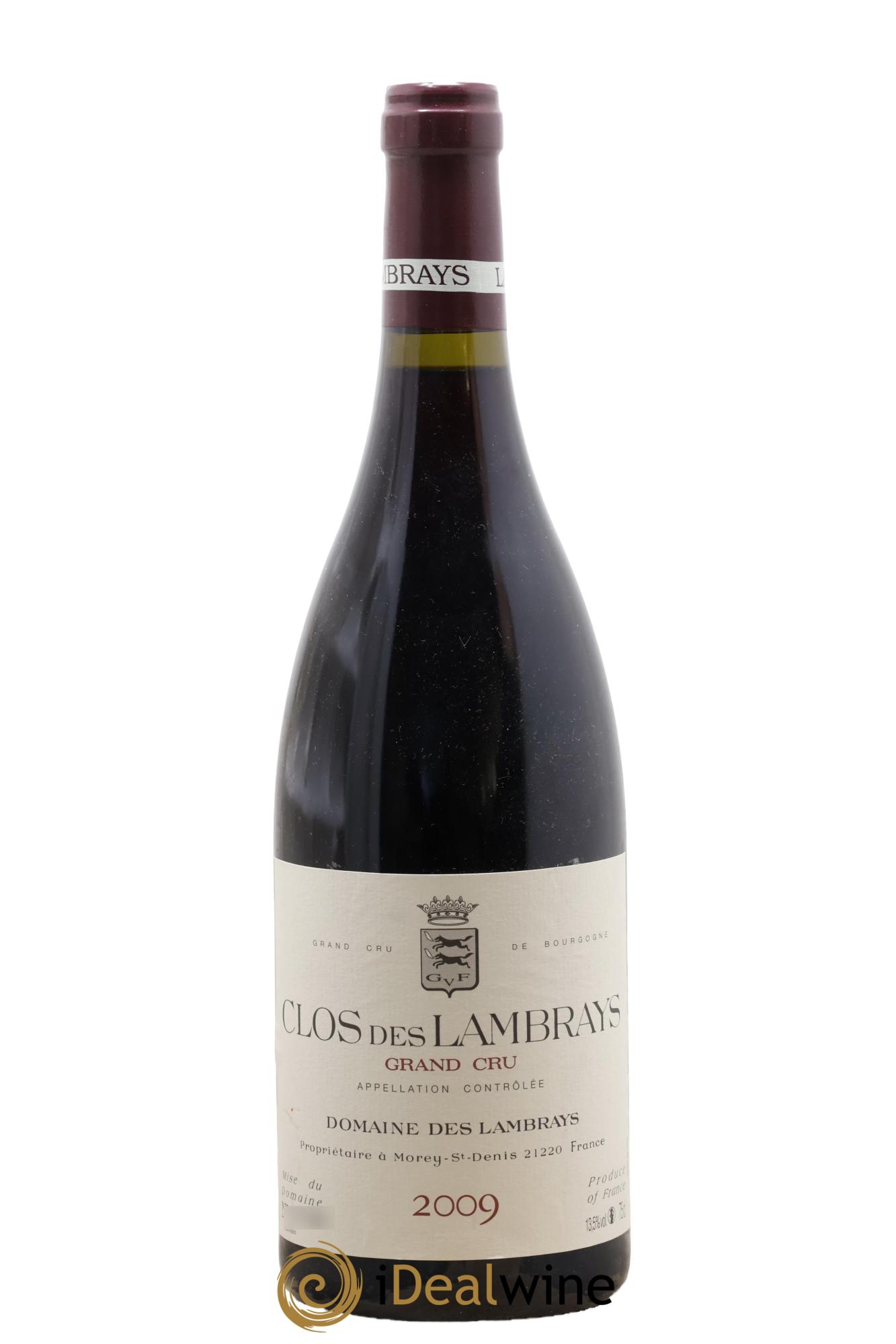 Clos des Lambrays Grand Cru Domaine des Lambrays 2009 - Lot de 1 bouteille - 0