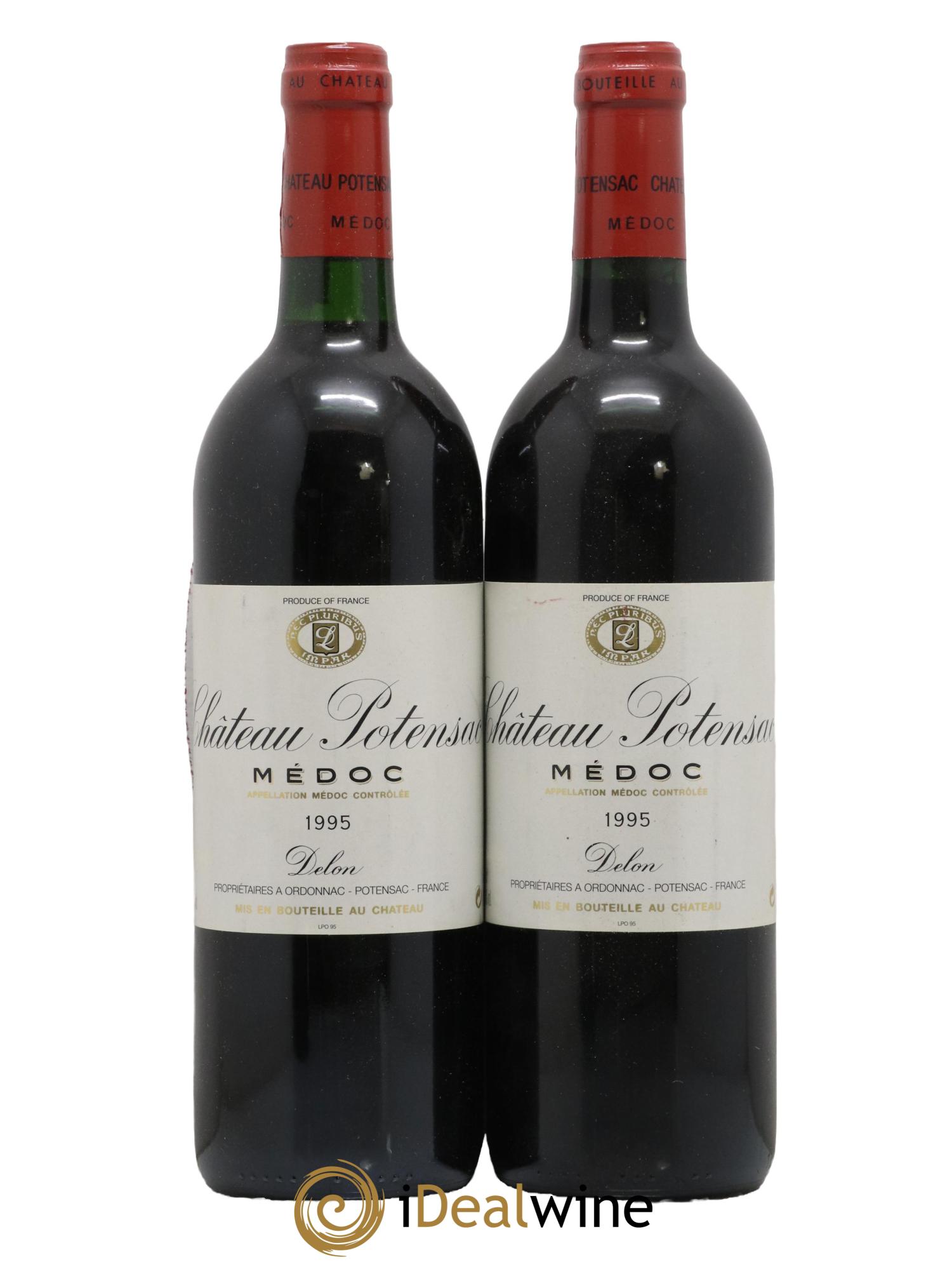 Château Potensac 1995 - Lot de 2 bouteilles - 0