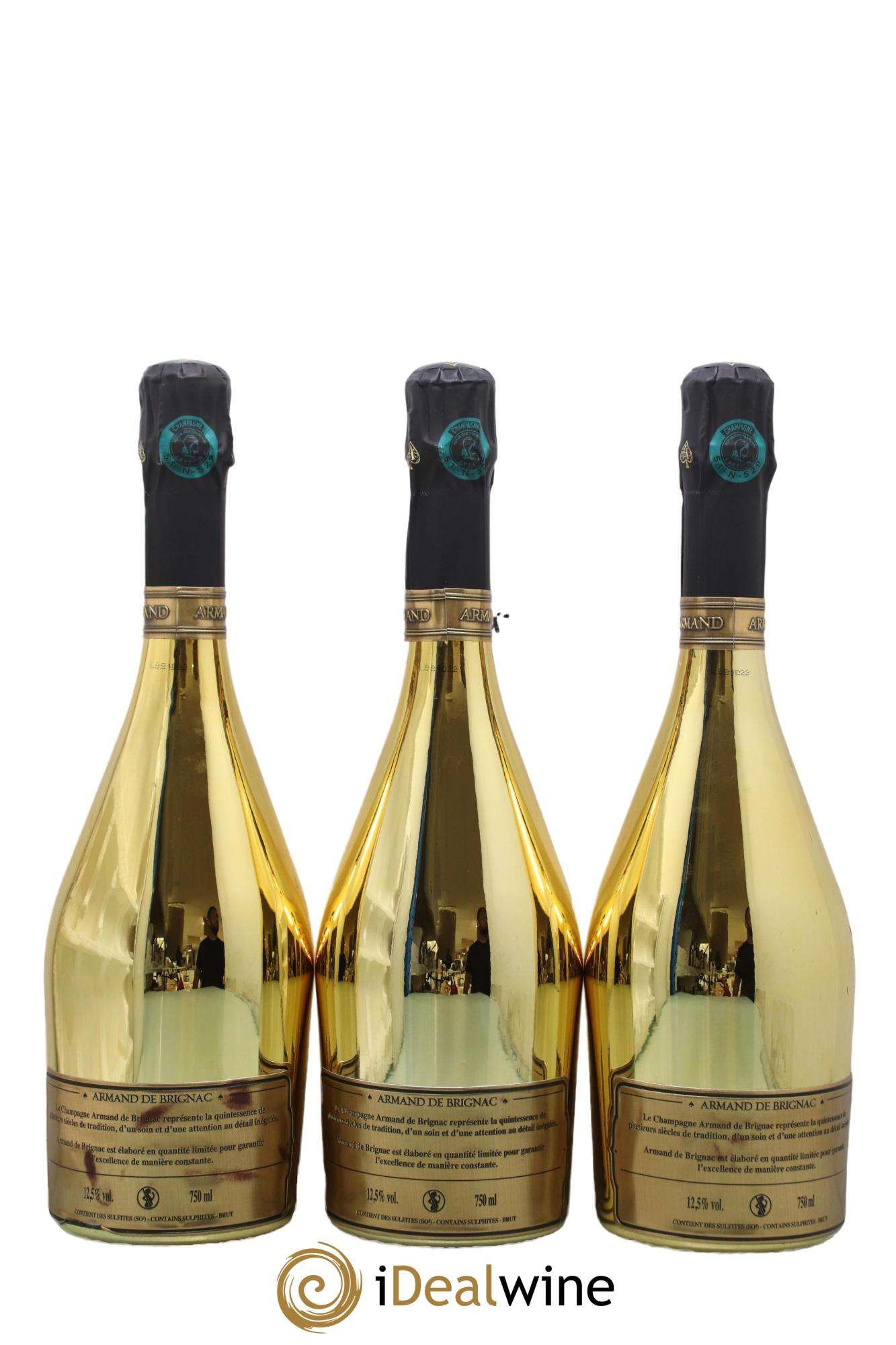 Gold Brut Armand de Brignac - Lot de 3 bouteilles - 1