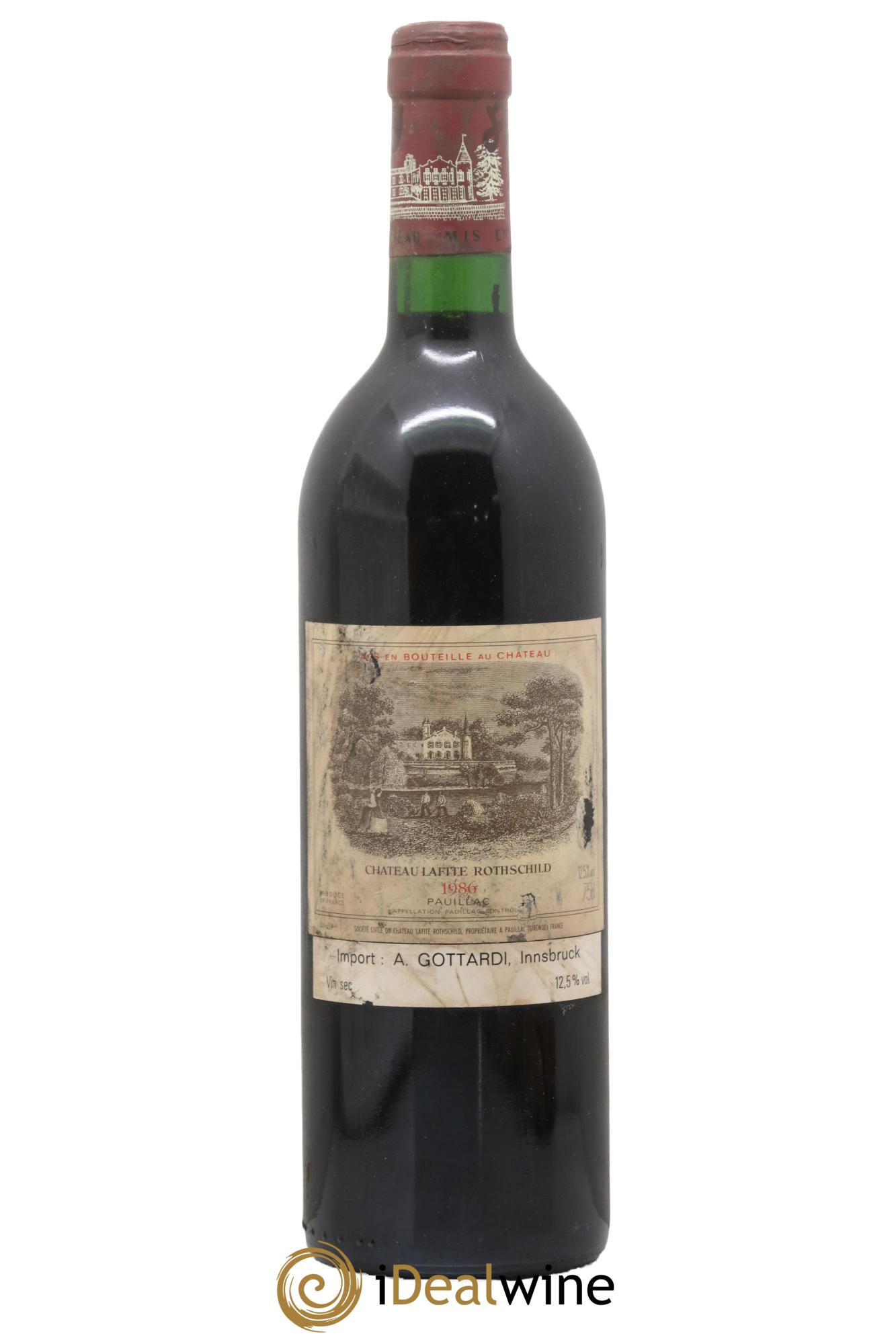 Château Lafite Rothschild 1er Grand Cru Classé 1986 - Lot of 1 bottle - 0
