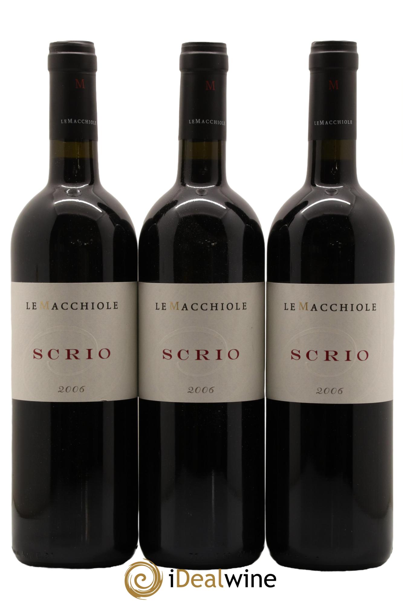 Toscana IGT Le Macchiole Scrio Le Macchiole 2006 - Lot de 3 bouteilles - 0