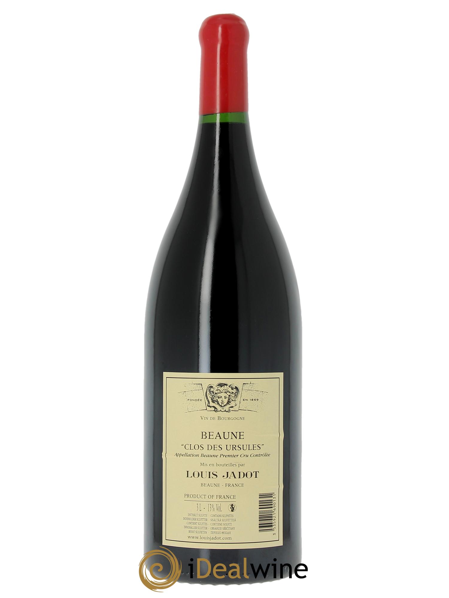 Beaune 1er Cru Clos des Ursules Maison Louis Jadot 2011 - Lot de 1 double magnum - 2