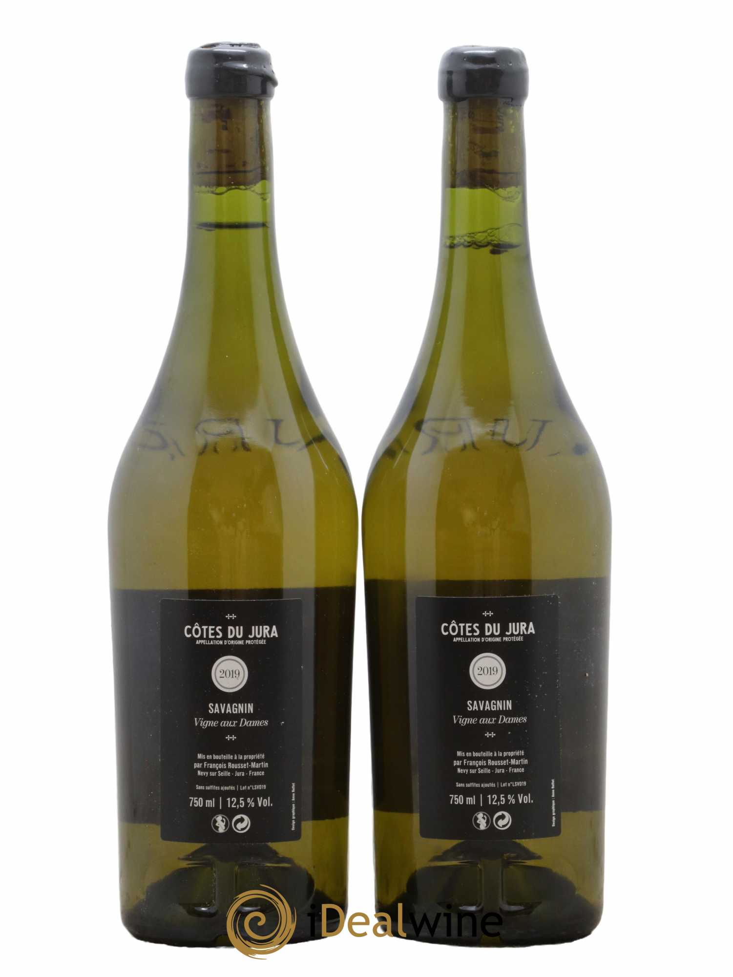 Côtes du Jura Vignes aux Dames François Rousset Martin 2019 - Lot de 2 bouteilles - 1