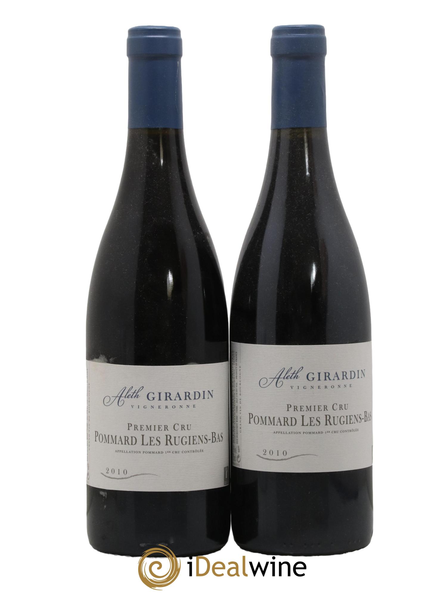 Pommard 1er Cru Rugiens Bas Aleth Girardin 2010 - Posten von 2 Flaschen - 0