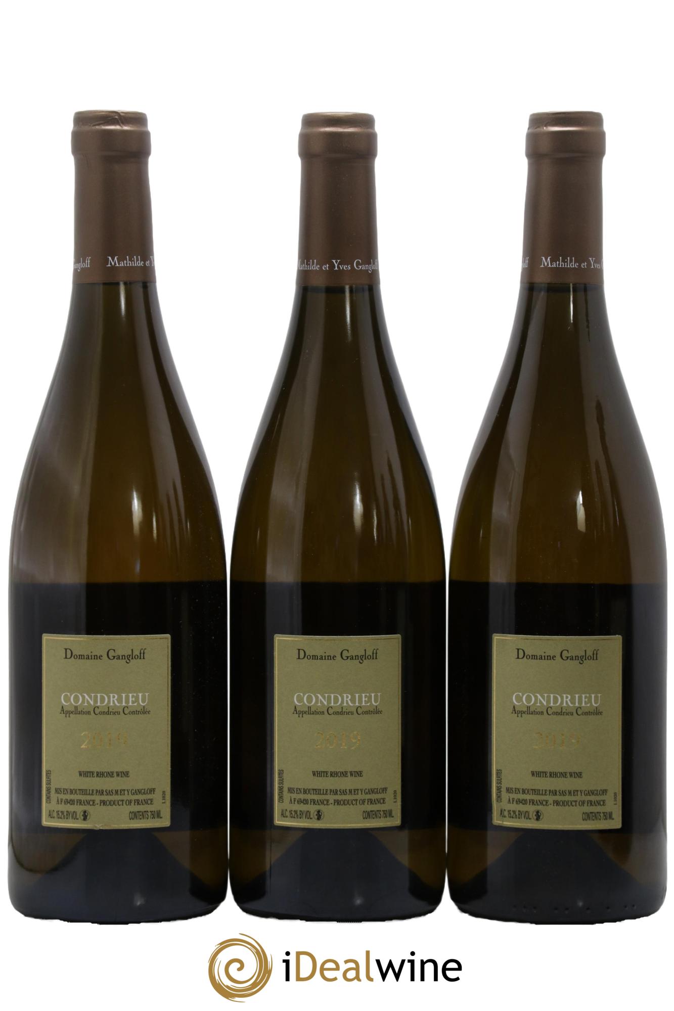 Condrieu Domaine Gangloff (Domaine) 2019 - Lot of 3 bottles - 1