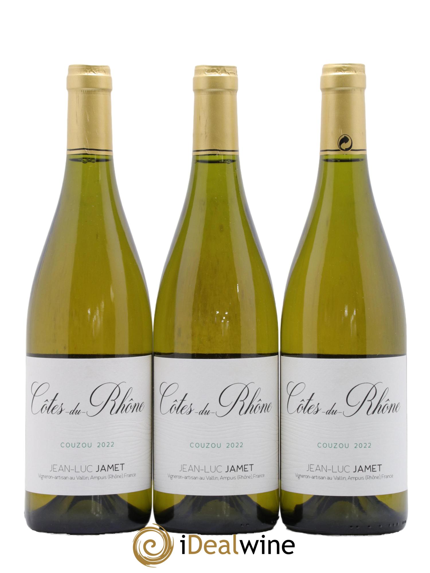Côtes-du-Rhône Couzou Jean-Luc Jamet 2022 - Lot de 3 bouteilles - 0
