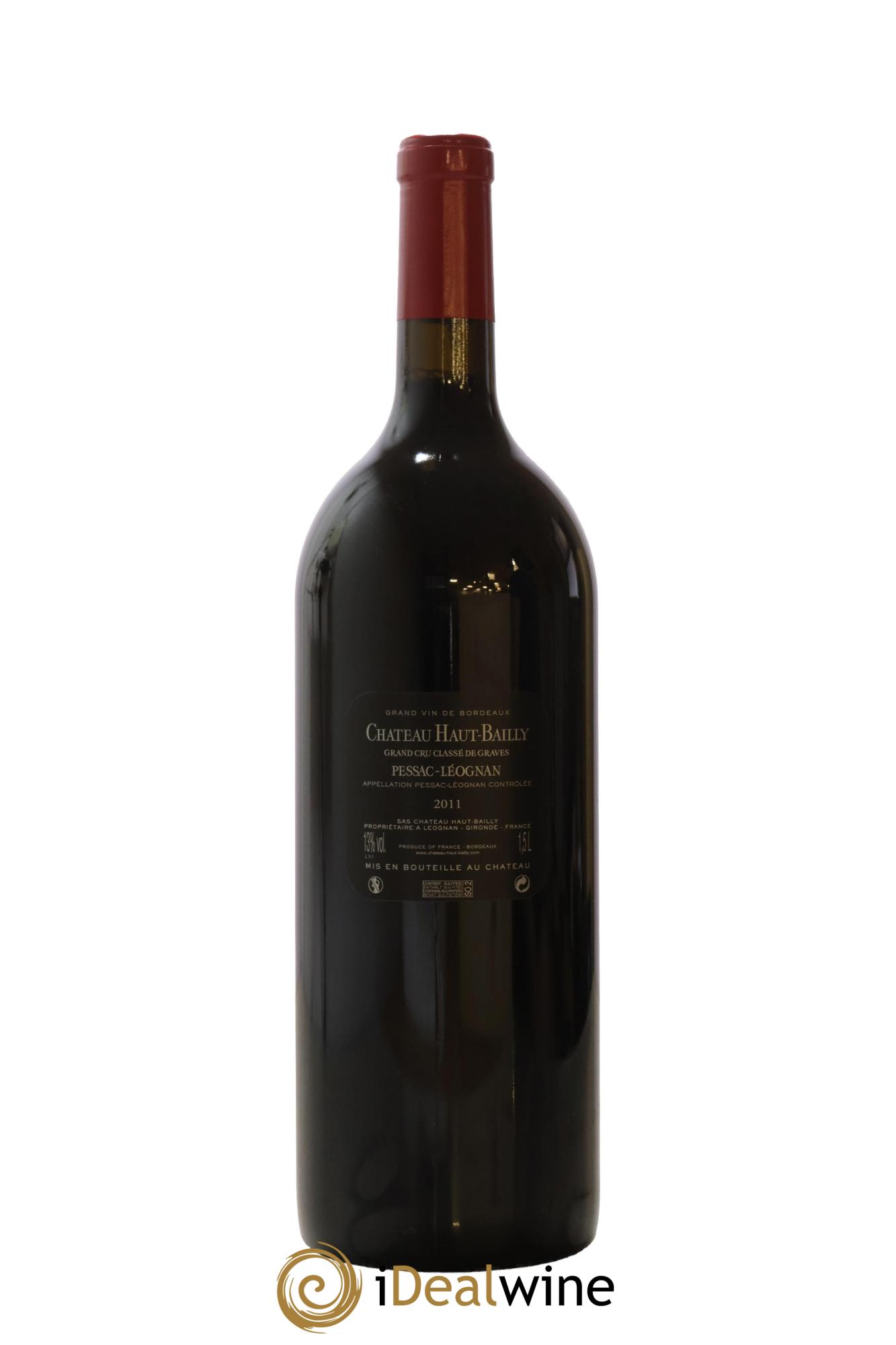 Château Haut-Bailly Cru Classé de Graves 2011 - Lot de 1 magnum - 2