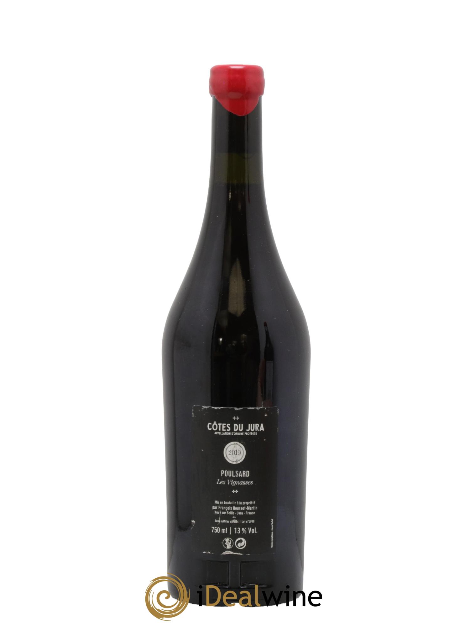 Côtes du Jura Les Vignasses Poulsard François Rousset Martin 2019 - Posten von 1 Flasche - 1
