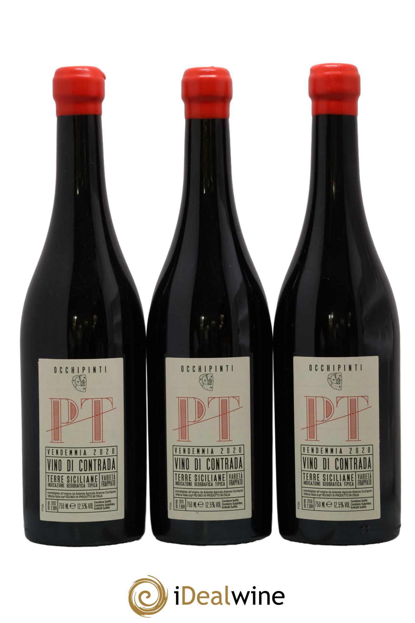 Terre Siciliane IGT Azienda Agricola Arianna Occhipinti Vino di Contrada PT 2020 - Posten von 3 Flaschen - 0