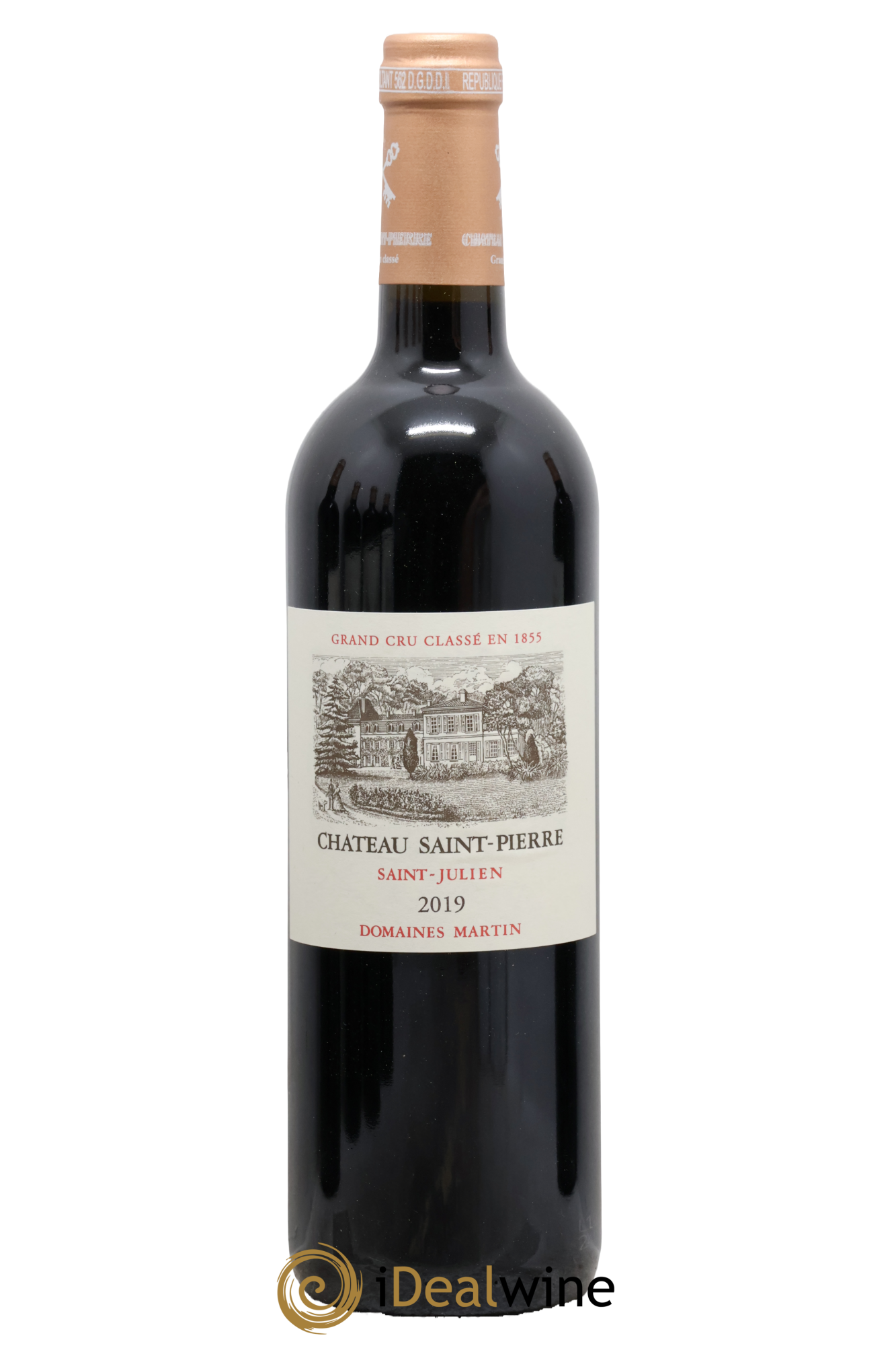 Château Saint-Pierre 4ème Grand Cru Classé 2019 - Lot de 1 bouteille - 0