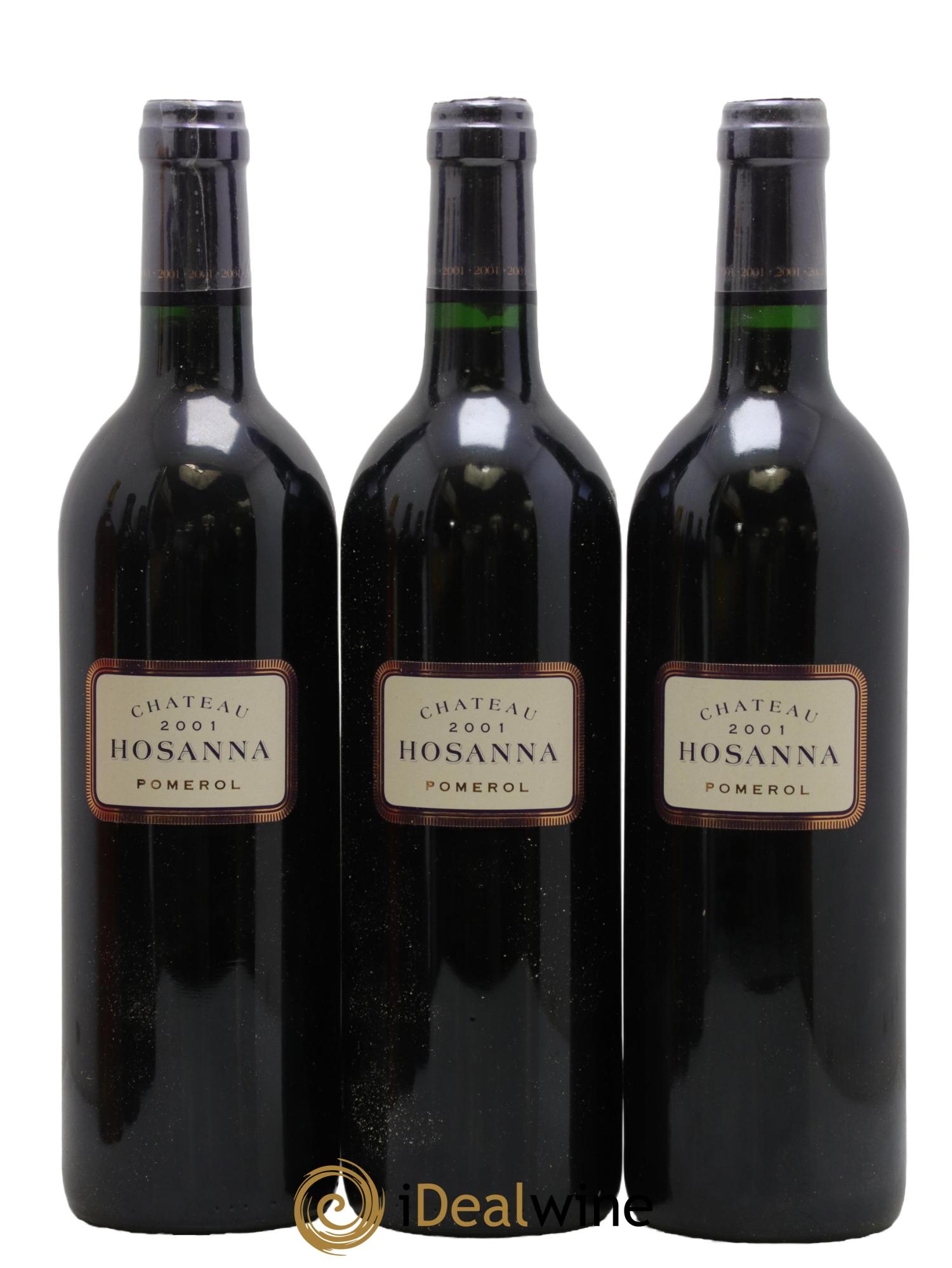 Château Hosanna 2001 - Posten von 3 Flaschen - 0