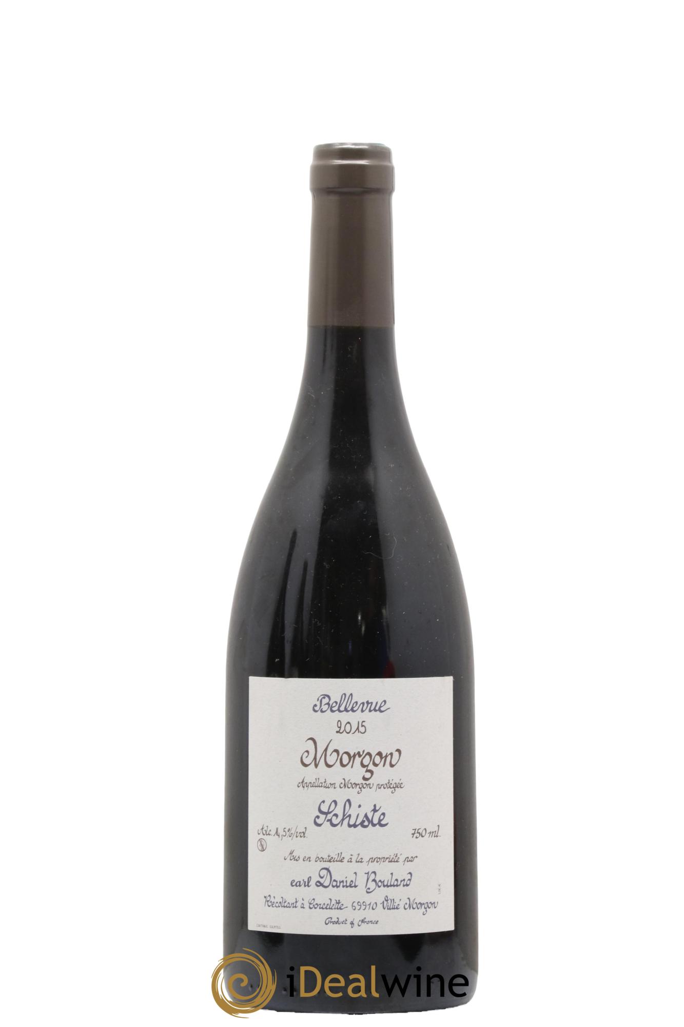Morgon Bellevue Schiste Daniel Bouland (Domaine) 2015 - Lot de 1 bouteille - 0
