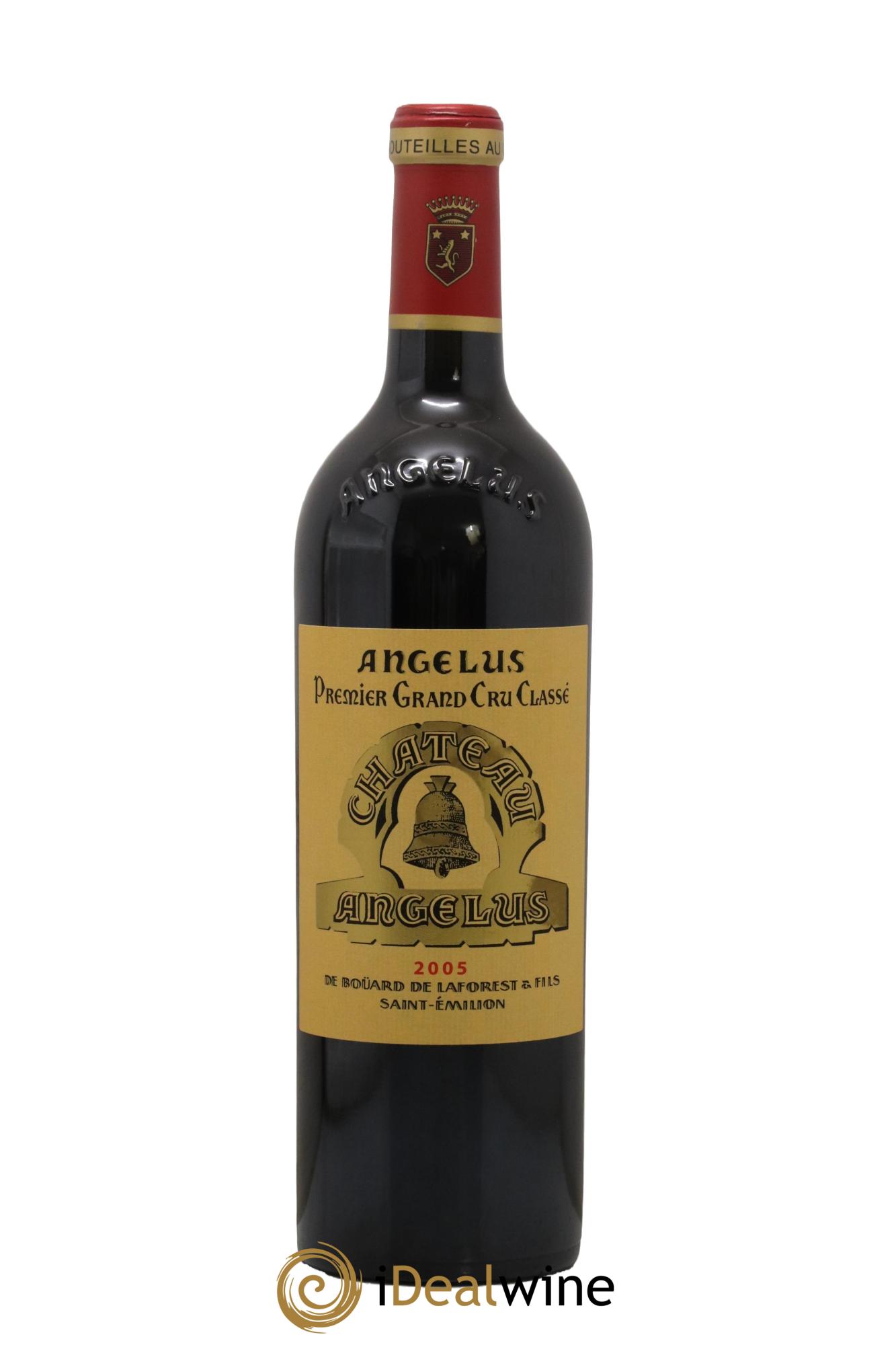 Château Angélus 1er Grand Cru Classé A 2005 - Lot de 1 bouteille - 0