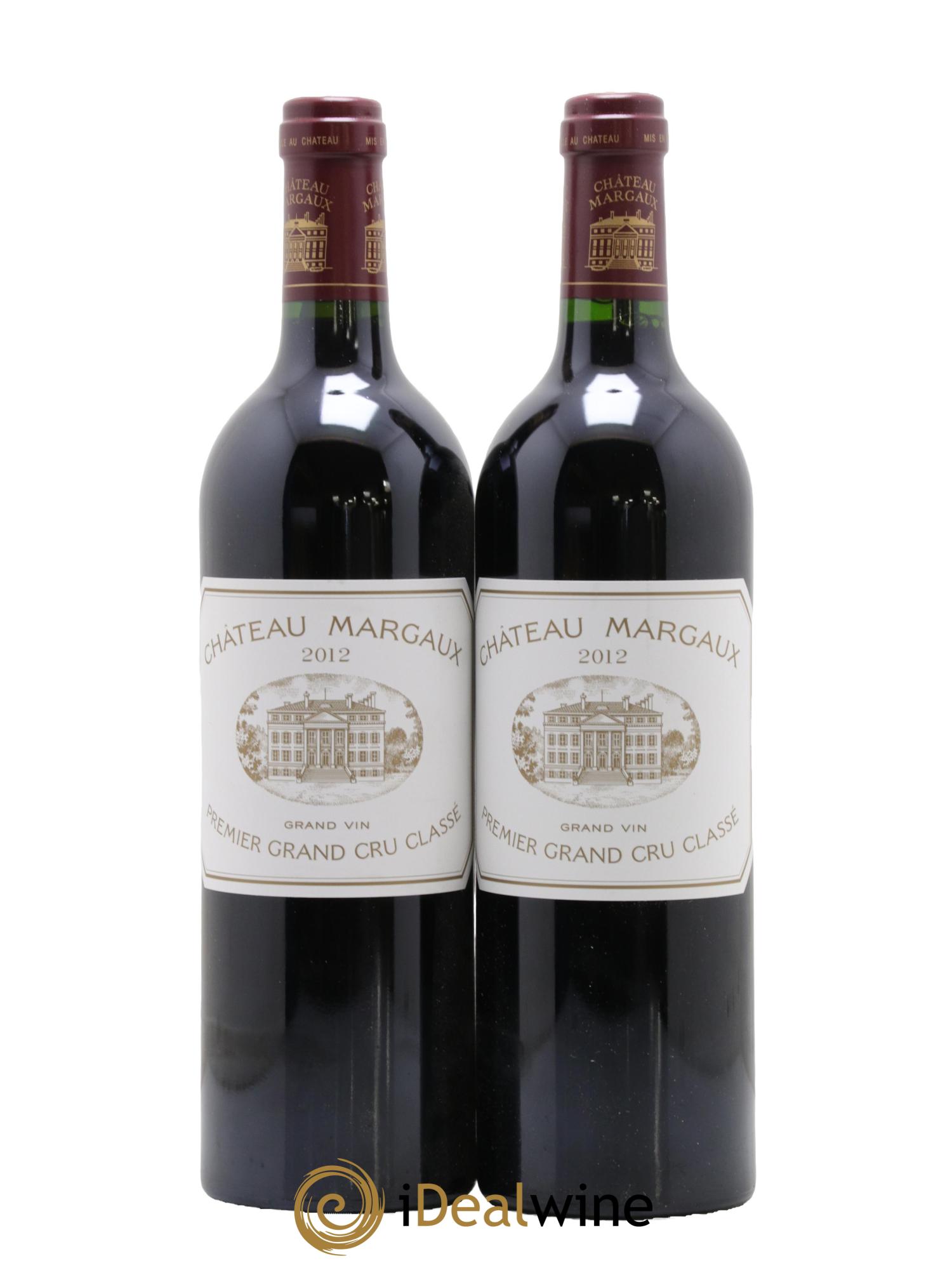 Château Margaux 1er Grand Cru Classé 2012 - Lotto di 2 bottiglie - 0