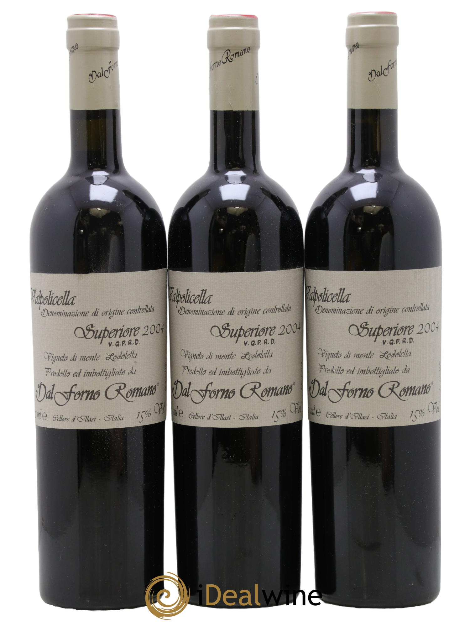 Valpolicella Superiore DOC Monte Lodoletta Dal Forno Romano 2004 - Lot de 3 bouteilles - 0